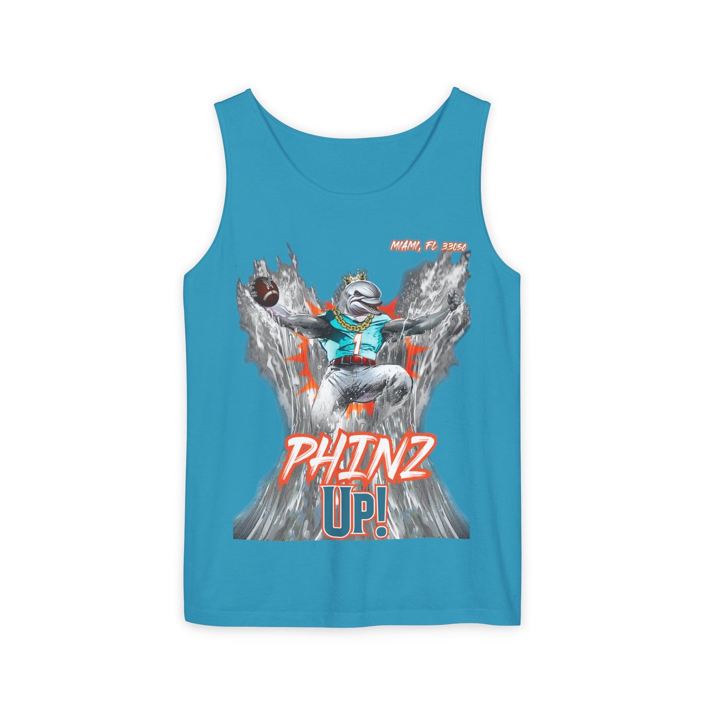 Phinz Up (V3) Unisex Garment-Dyed Tank Top