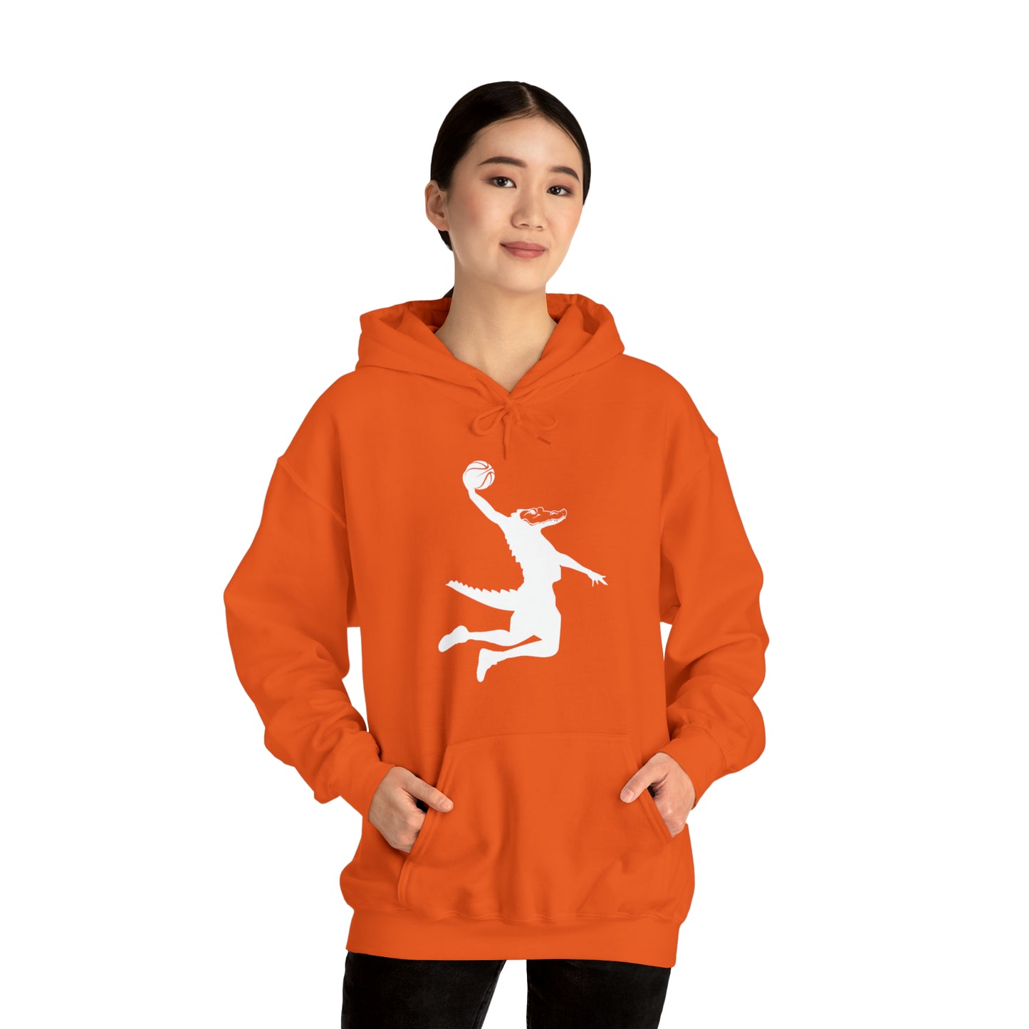 Unisex Heavy Blend™ Hooded Sweatshirt ChompMan (White)