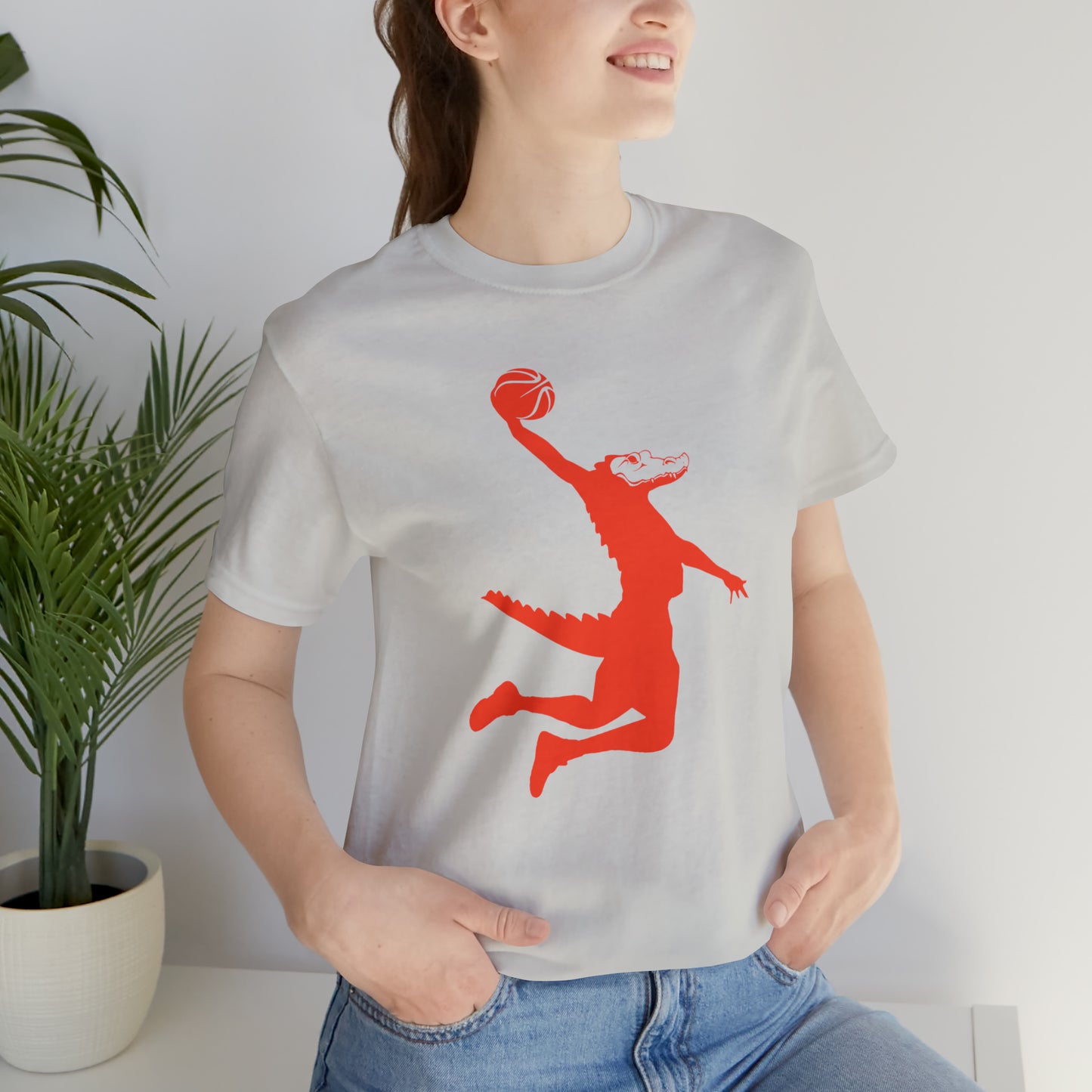 Unisex Jersey Short Sleeve Tee ChompMan (Orange)