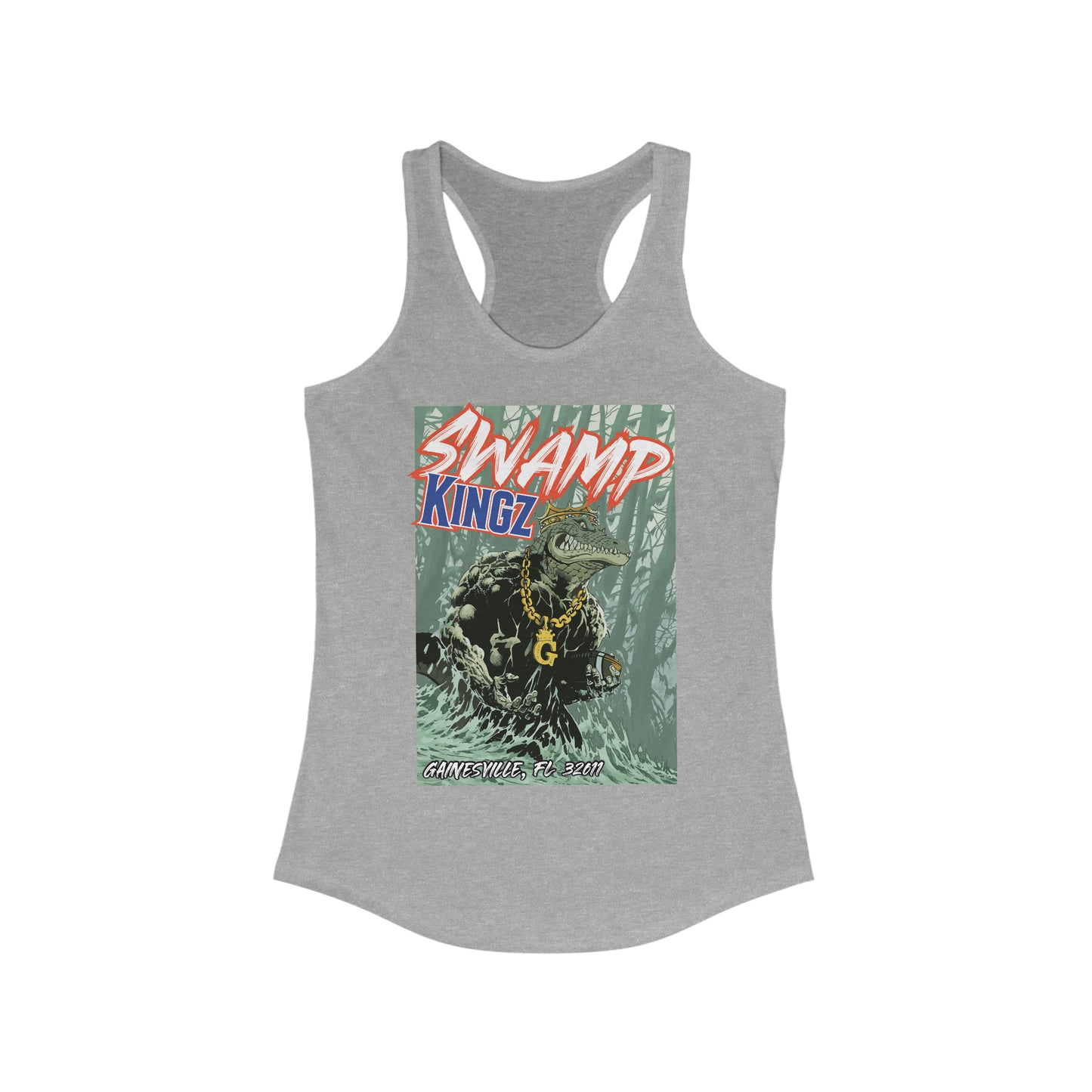 Swamp Kingz (V2) Women's Ideal Racerback Tank
