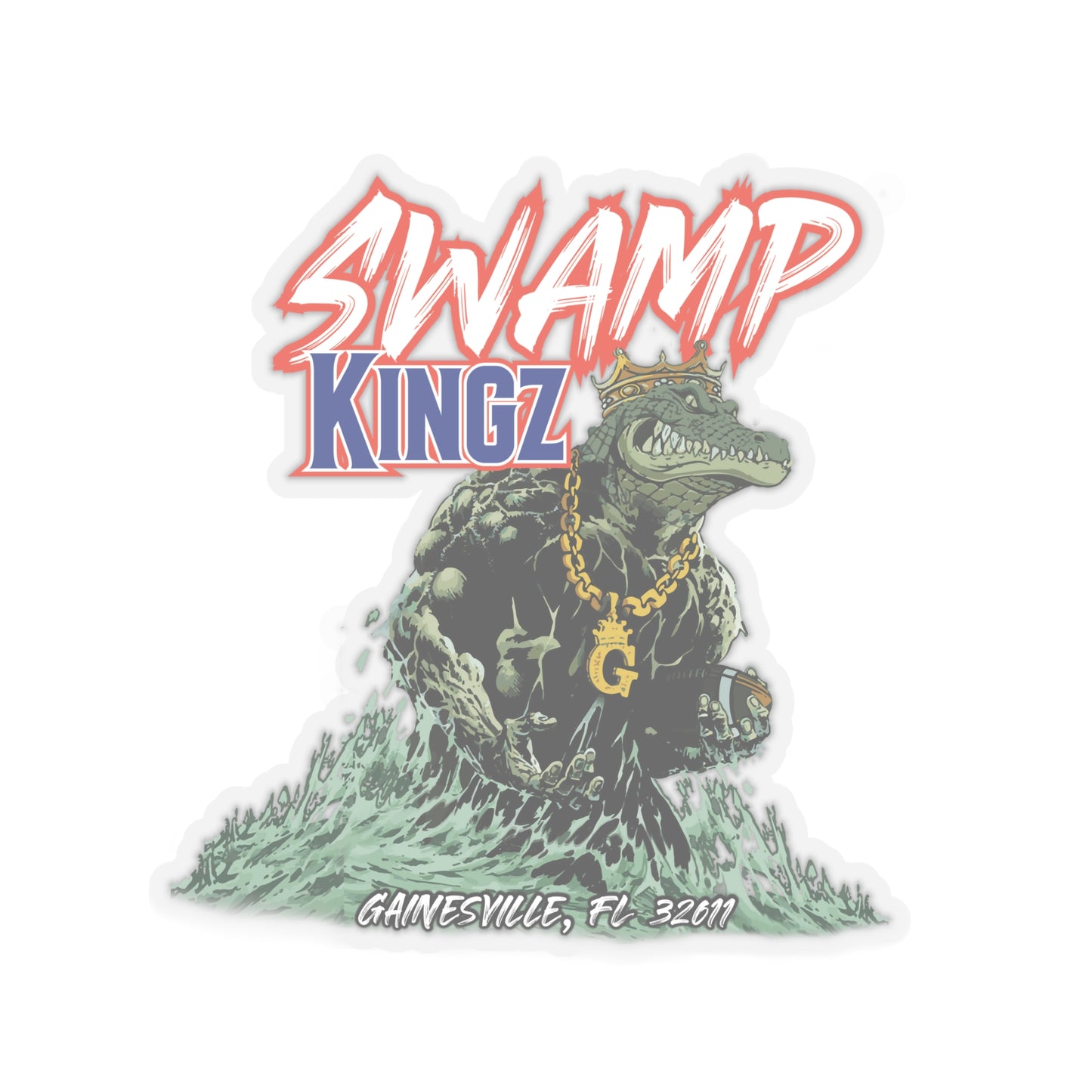 Swamp Kingz (V1) Kiss-Cut Stickers