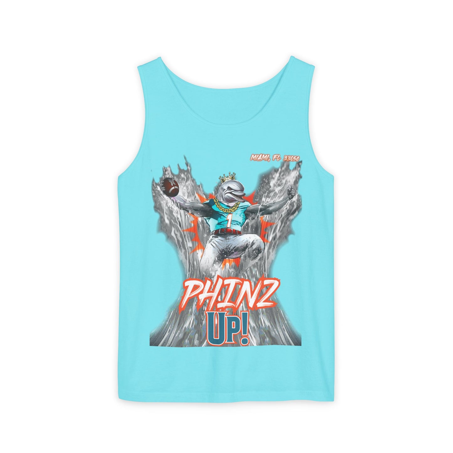 Phinz Up (V3) Unisex Garment-Dyed Tank Top