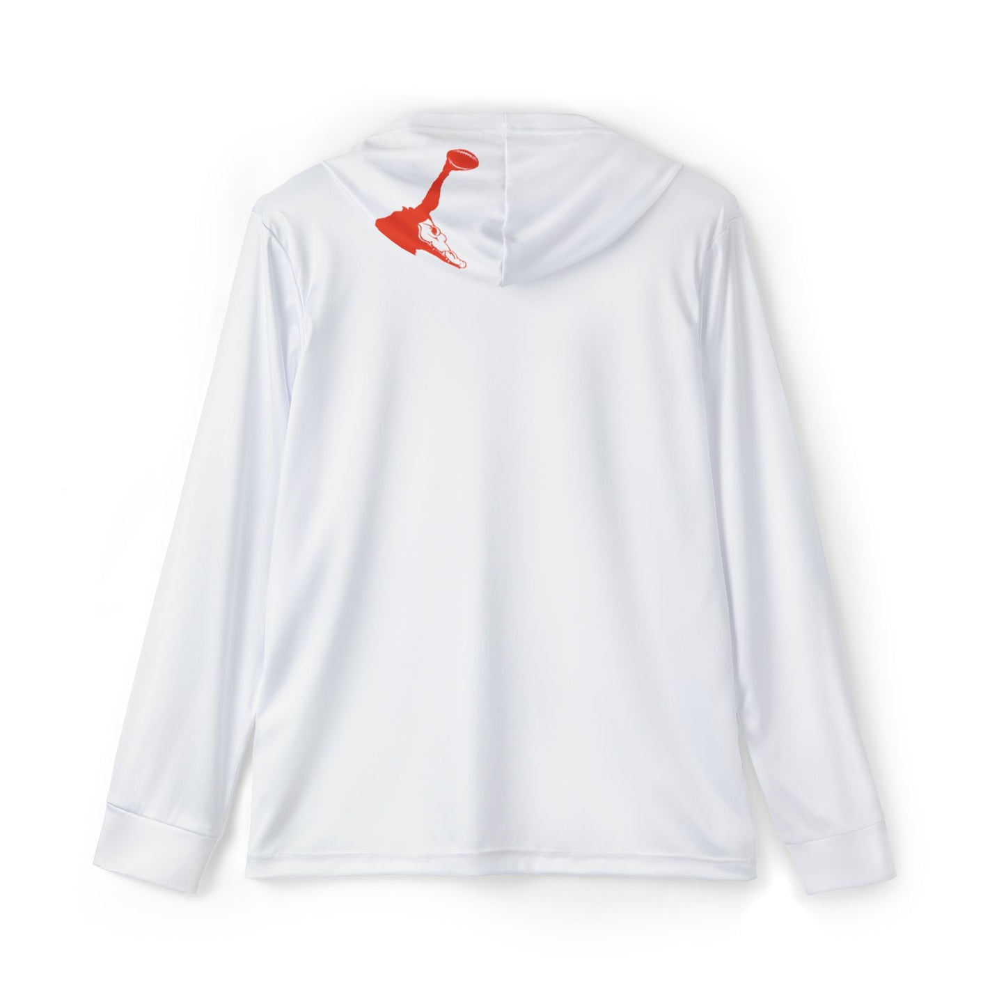 ChompMan Football (V4 / White) Men's Sports Warmup Hoodie (AOP)