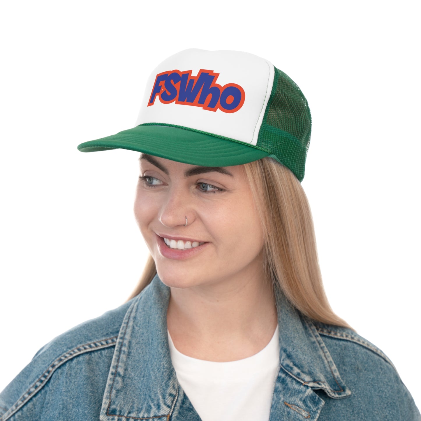 Trucker Caps FSWho Blue Lettering