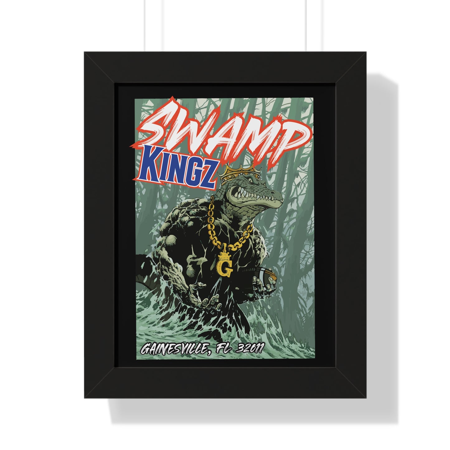 Swamp Kingz (V2) (11x14) Framed Vertical Poster
