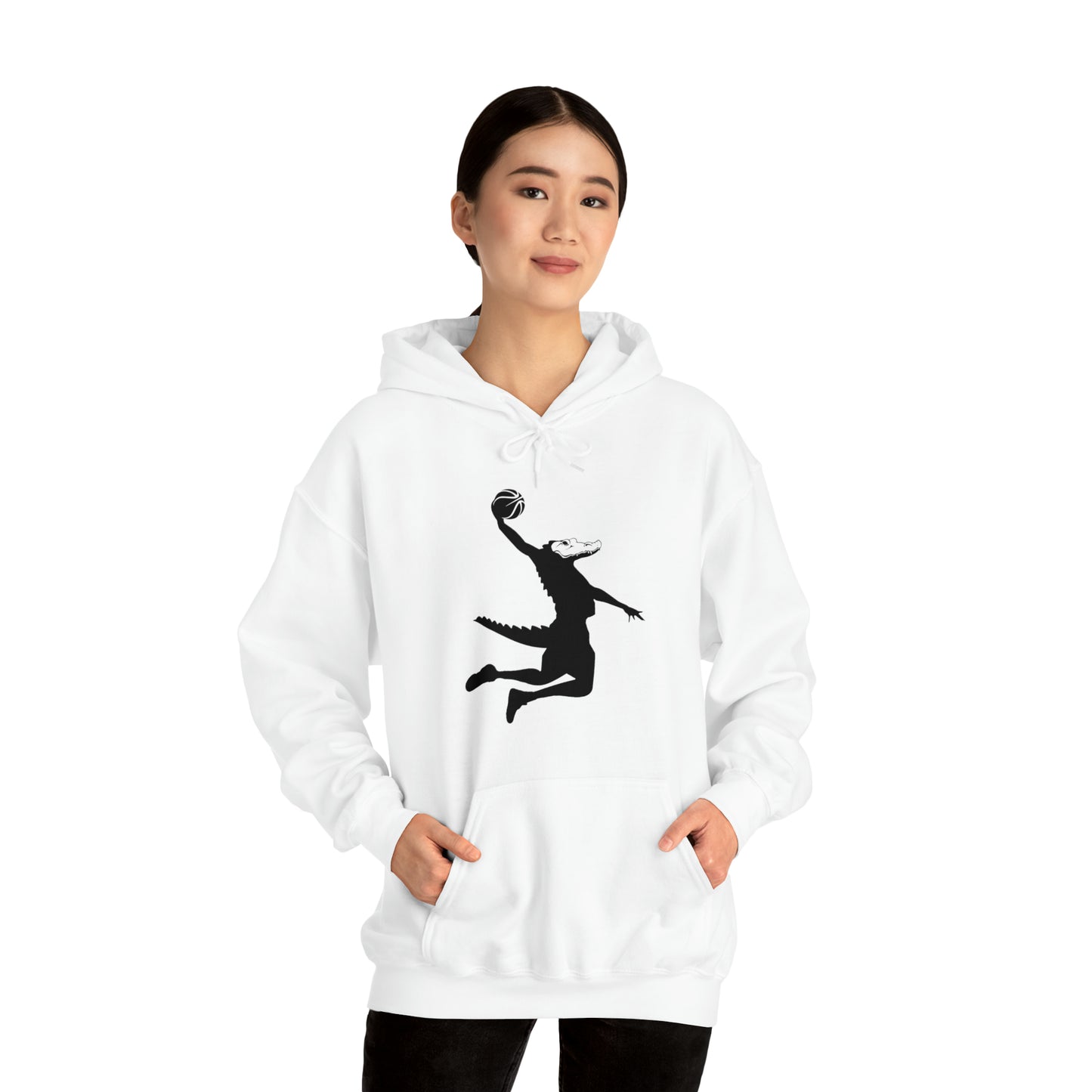 Unisex Heavy Blend™ Hooded Sweatshirt ChompMan (Black)