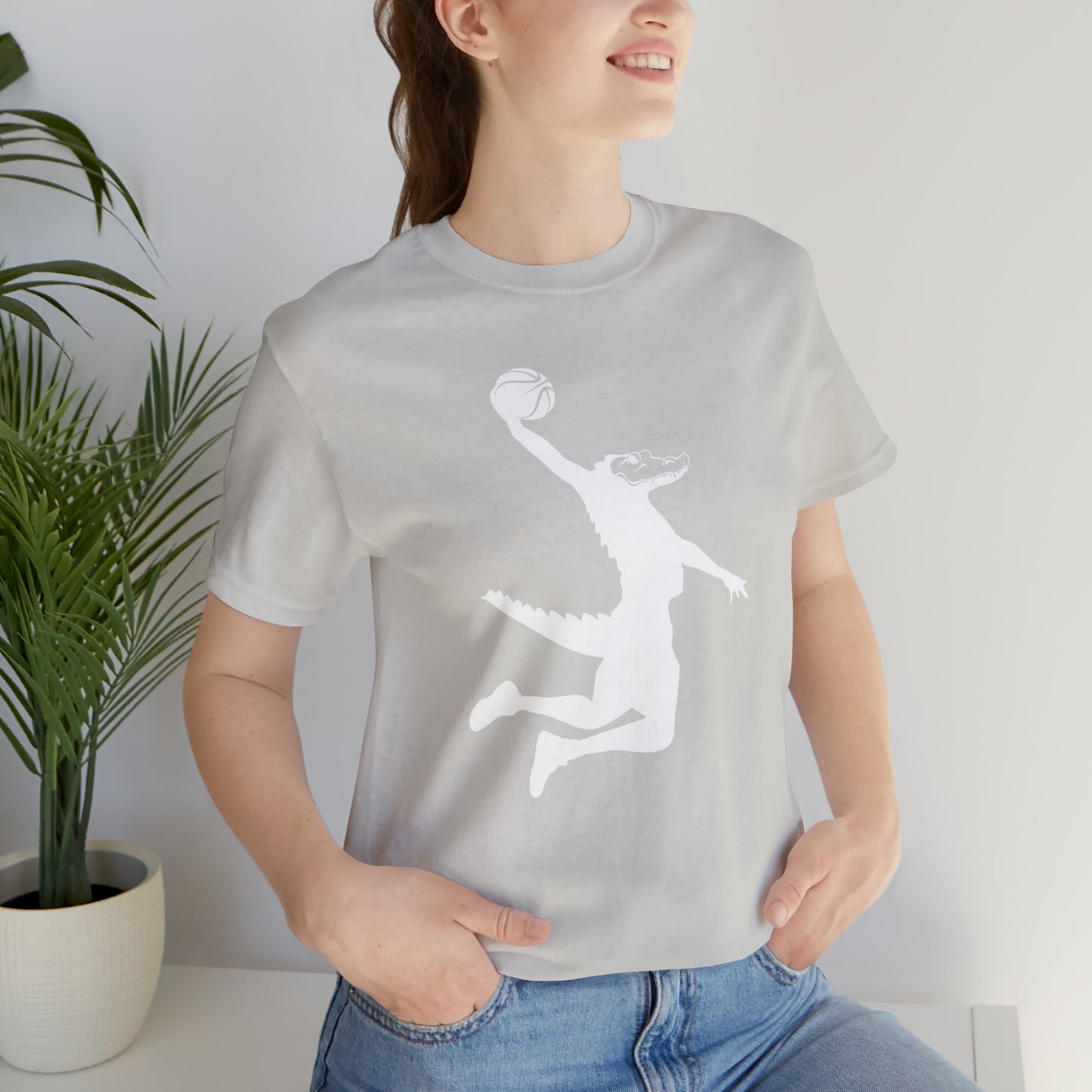 Unisex Jersey Short Sleeve Tee ChompMan (White)