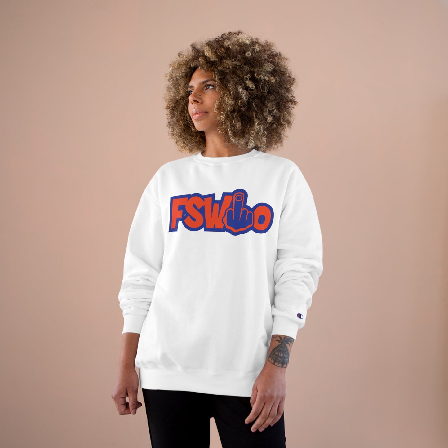 Champion Sweatshirt FSWho w/ Blue Finger