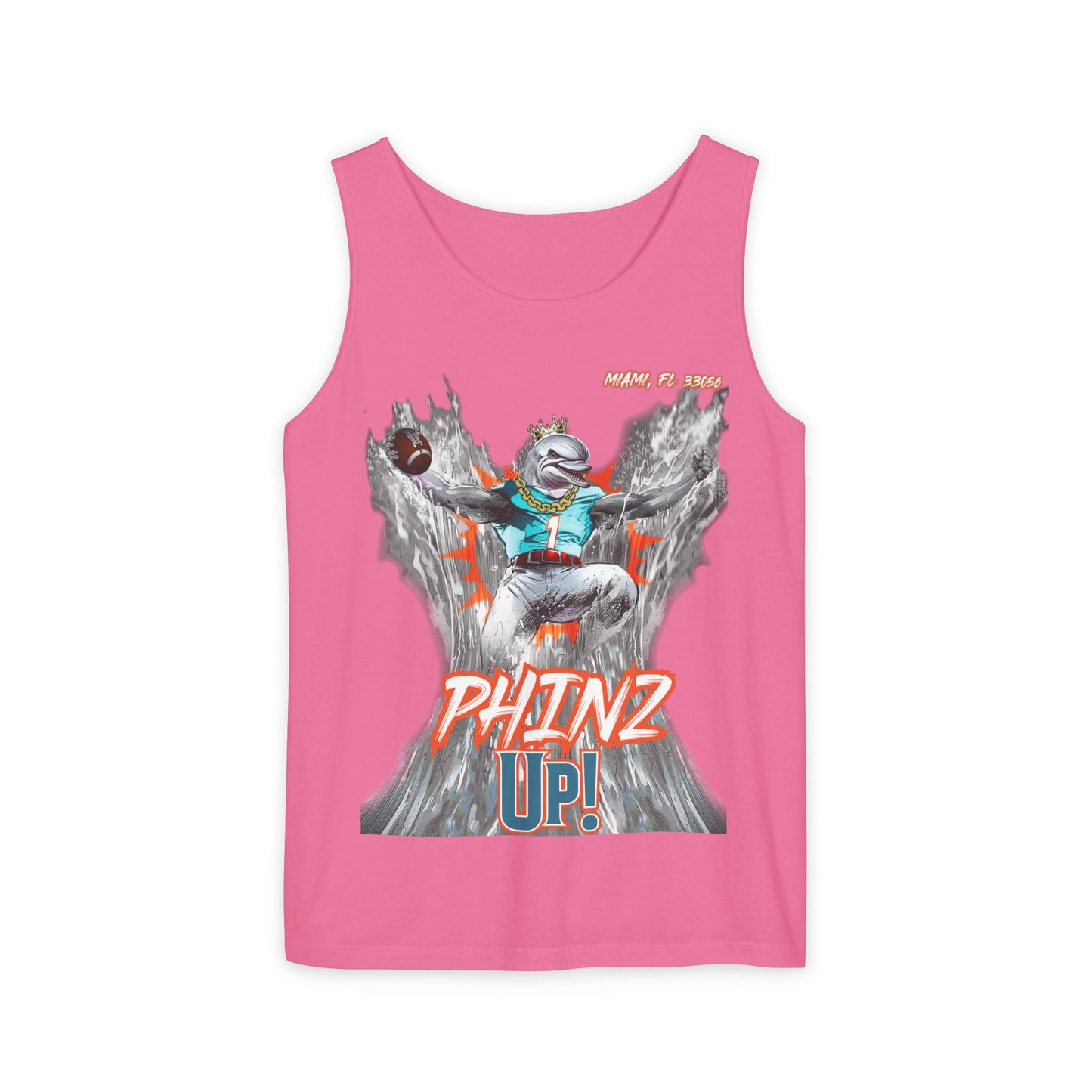 Phinz Up (V3) Unisex Garment-Dyed Tank Top