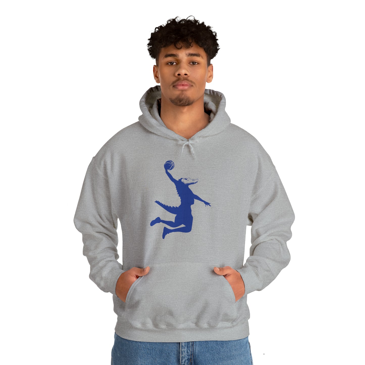 Unisex Heavy Blend™ Hooded Sweatshirt ChompMan (Blue)