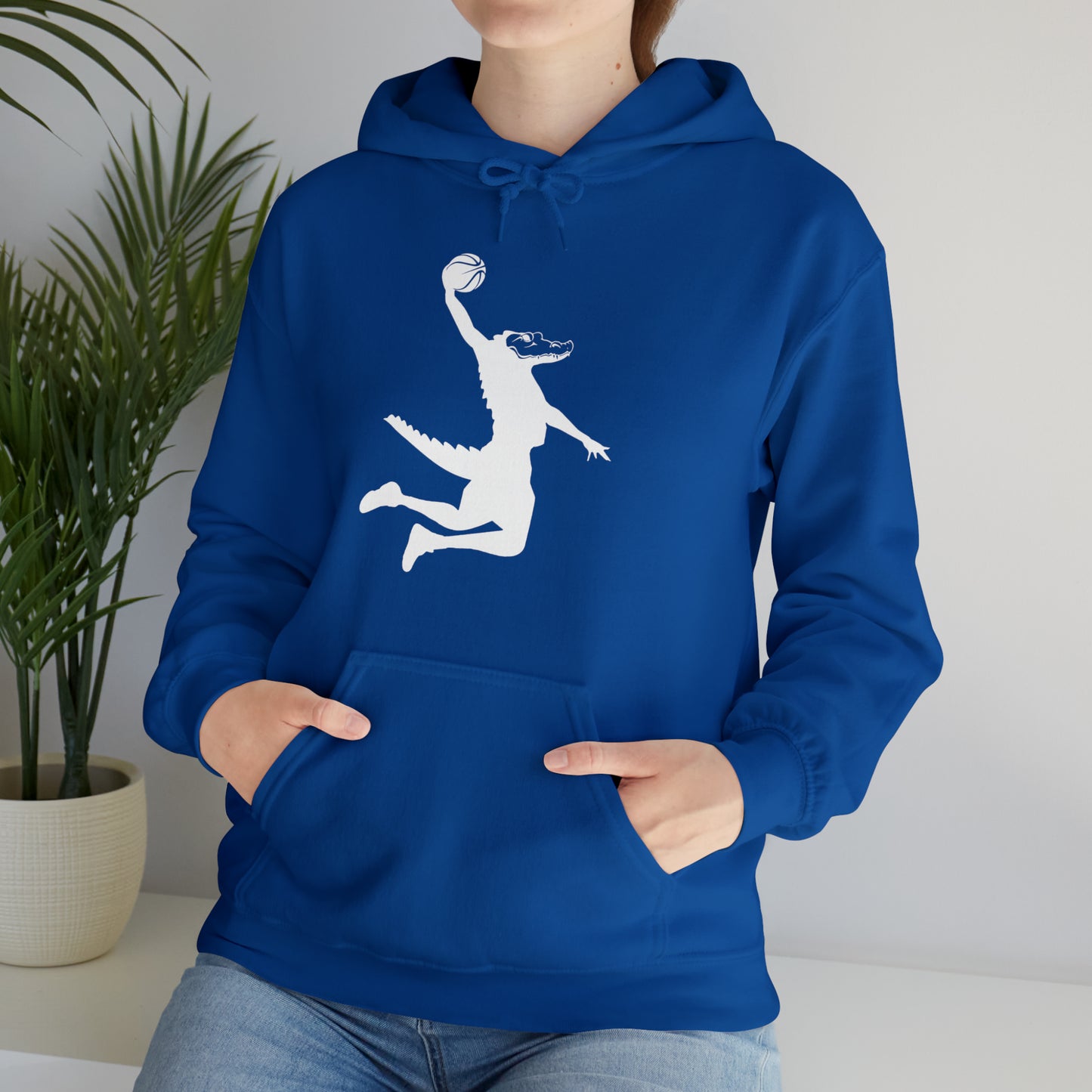 Unisex Heavy Blend™ Hooded Sweatshirt ChompMan (White)