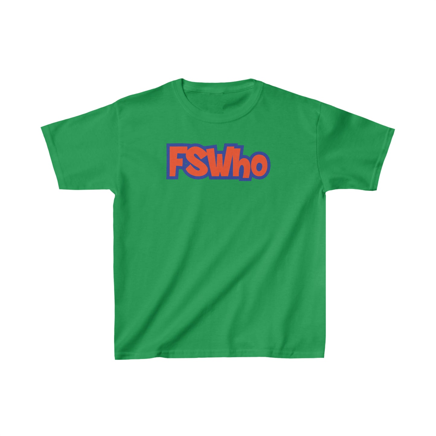 Kids Heavy Cotton™ Tee FSWho Orange Lettering