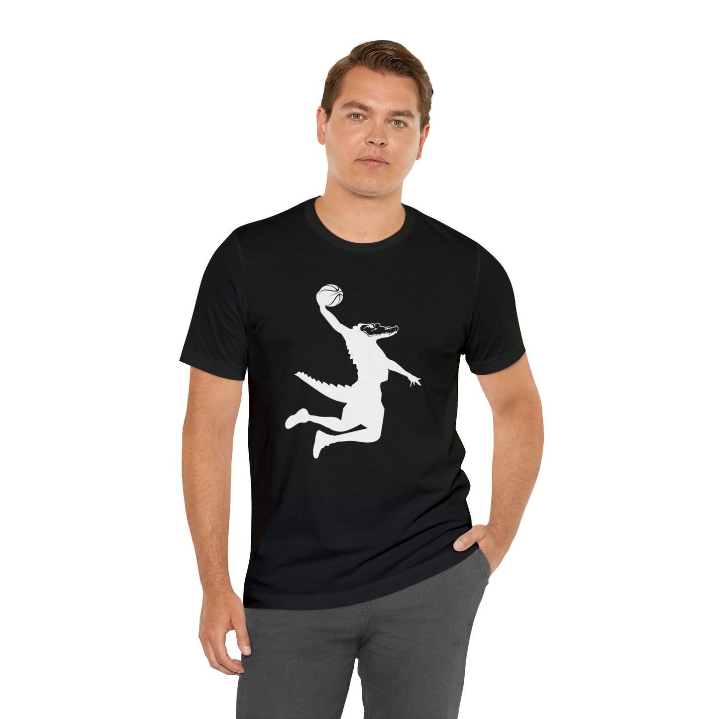 Unisex Jersey Short Sleeve Tee ChompMan (White)