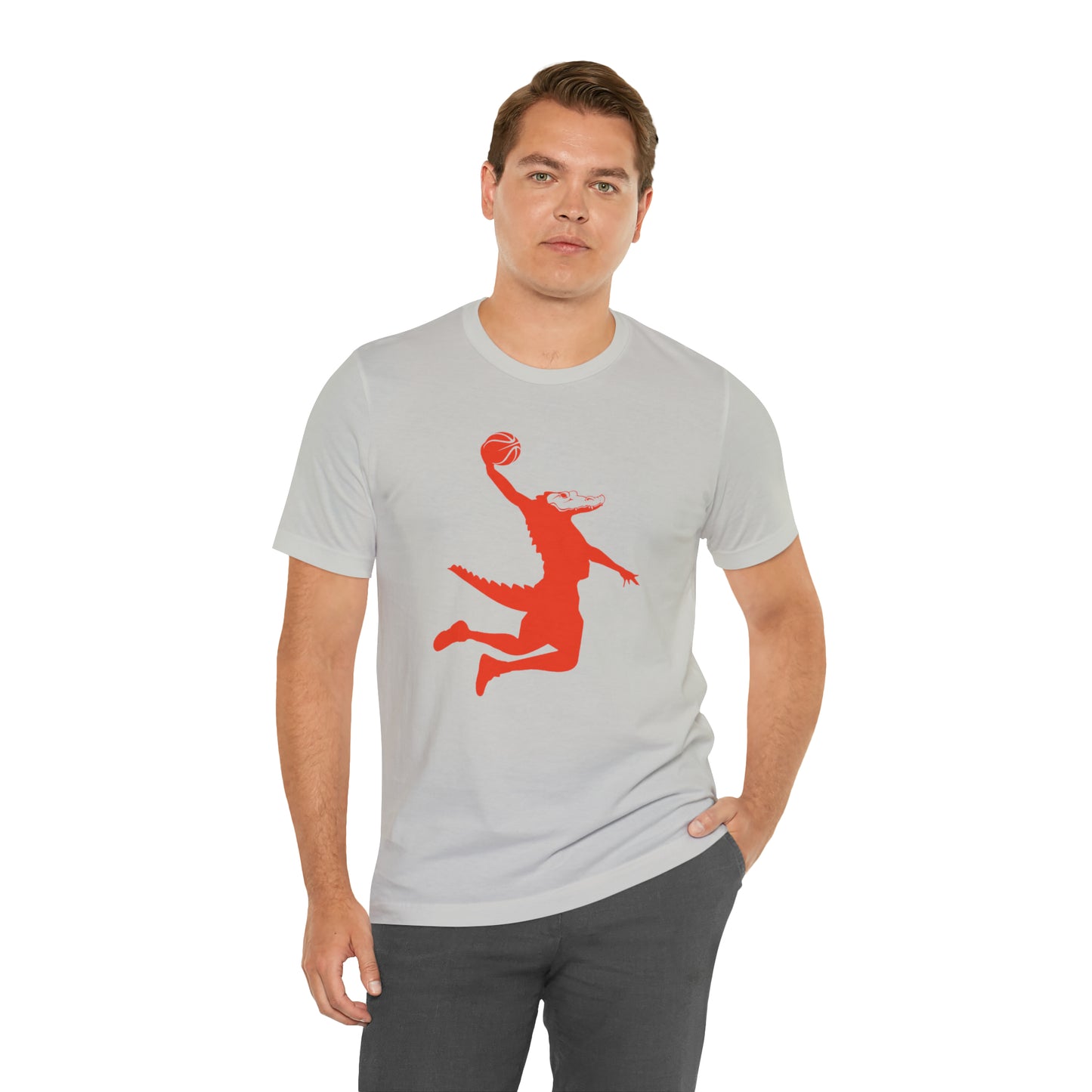 Unisex Jersey Short Sleeve Tee ChompMan (Orange)