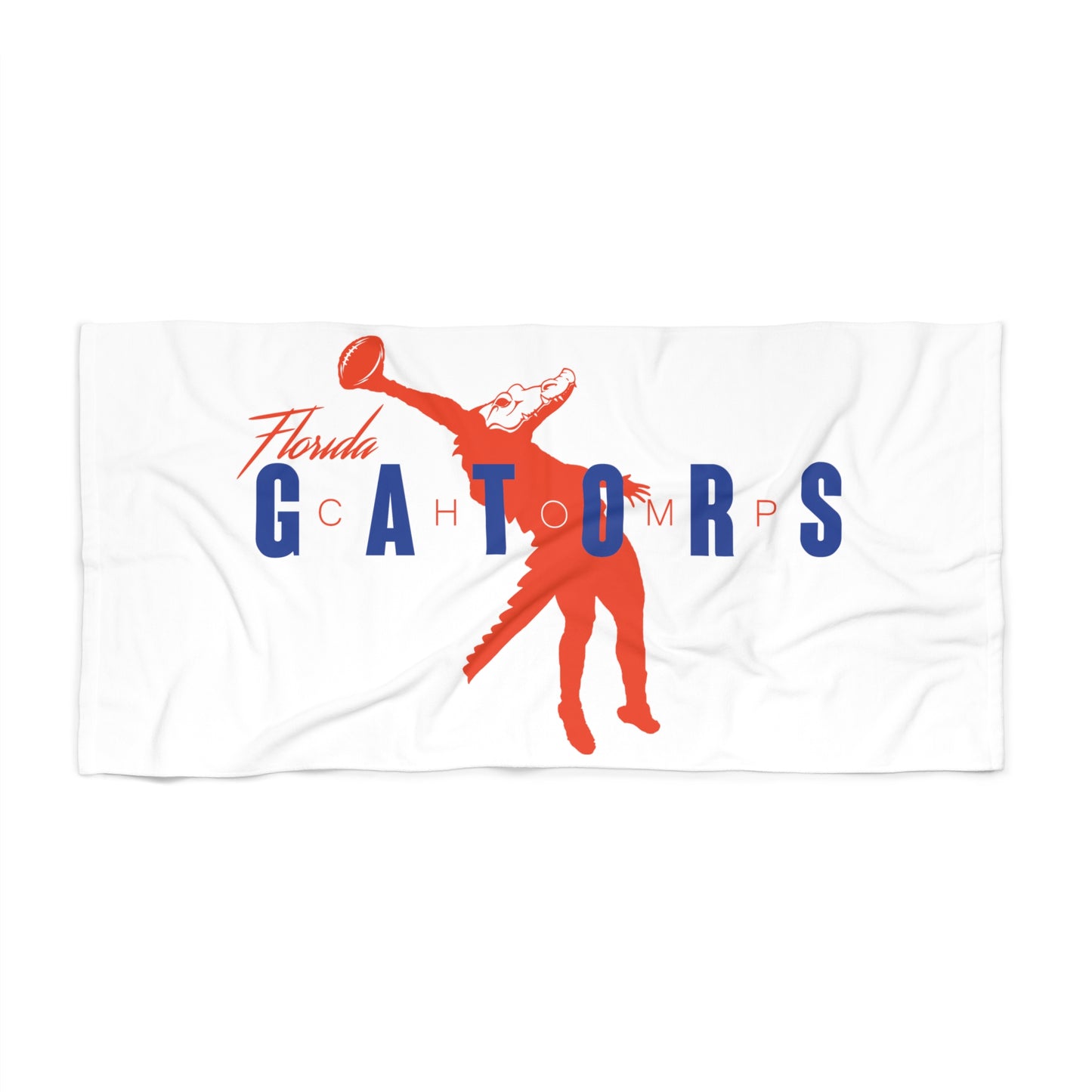 ChompMan Football (V2) Beach Towel