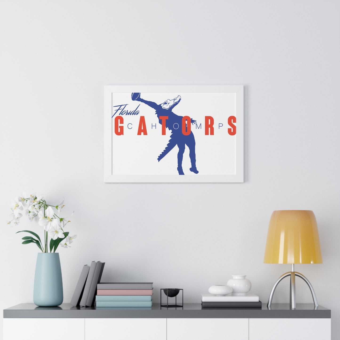 ChompMan Football (V1) Framed Horizontal Poster