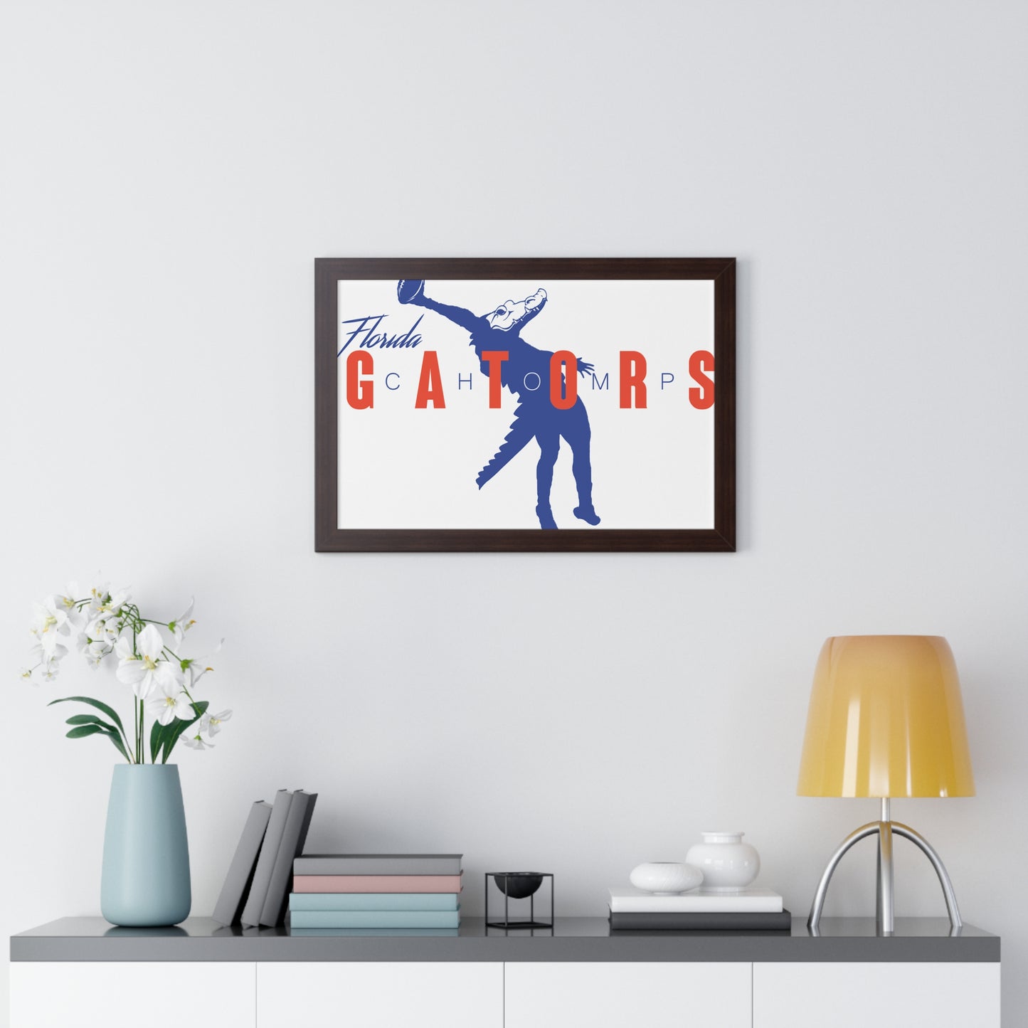 ChompMan Football (V1) Framed Horizontal Poster