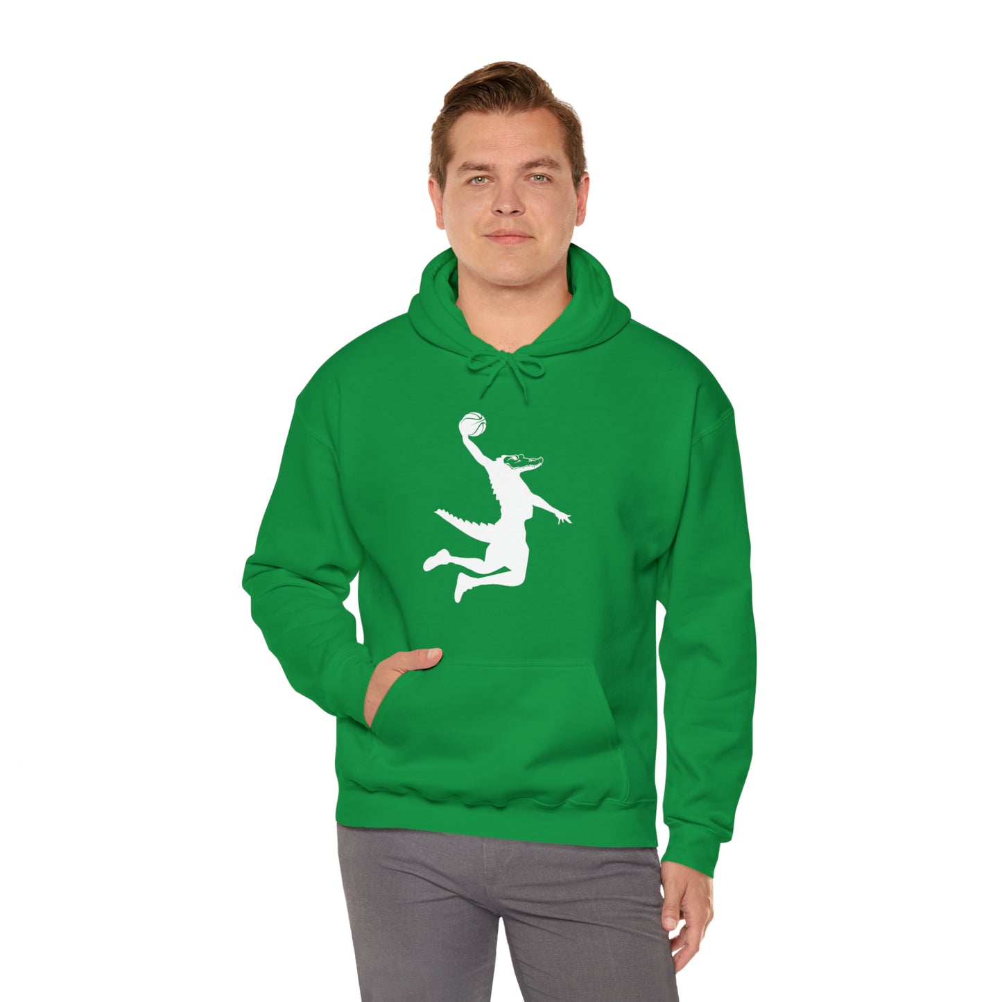 Unisex Heavy Blend™ Hooded Sweatshirt ChompMan (White)
