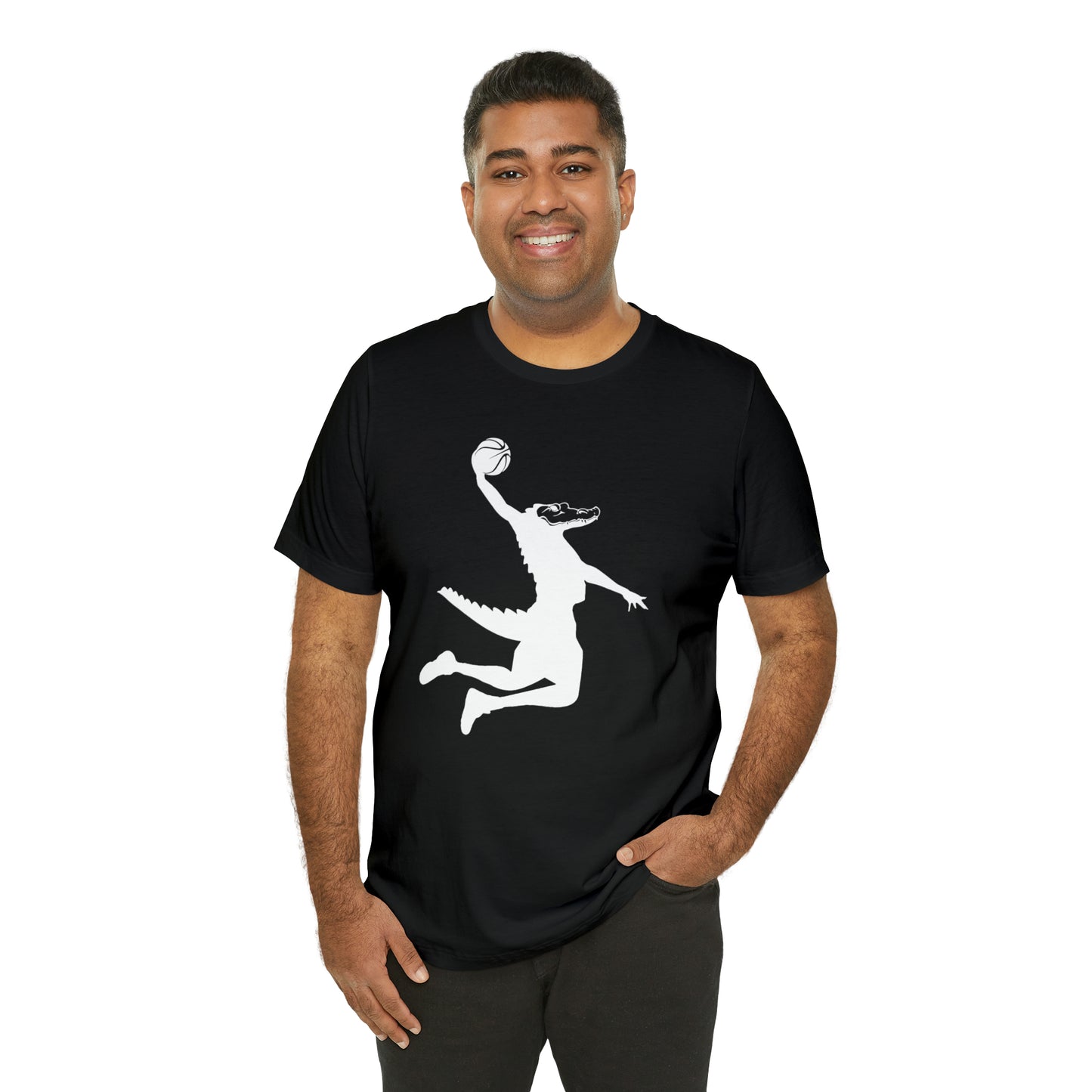 Unisex Jersey Short Sleeve Tee ChompMan (White)
