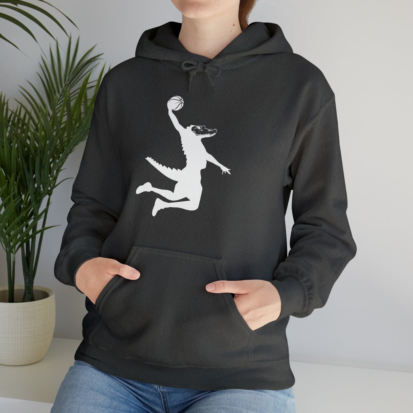 Unisex Heavy Blend™ Hooded Sweatshirt ChompMan (White)
