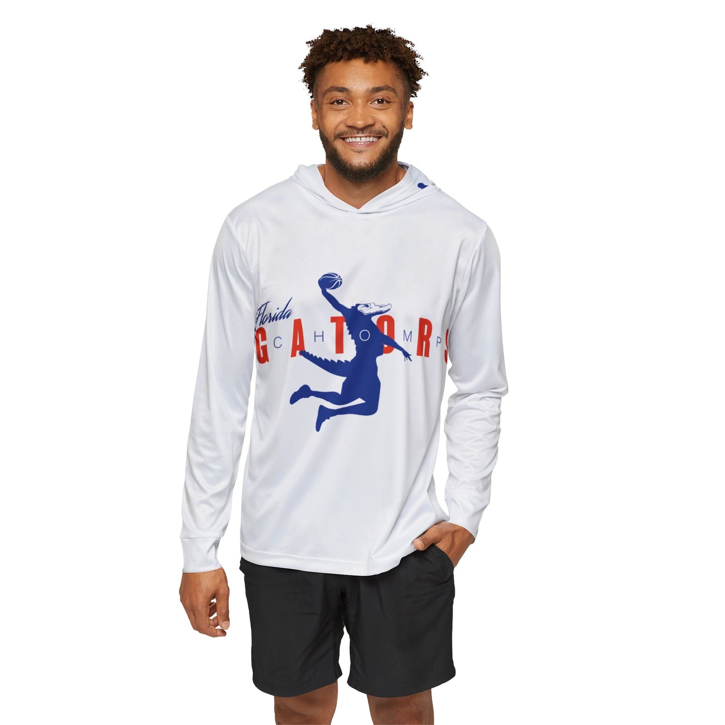 ChompMan Basketball (V1) Men's Sports Warmup Hoodie (AOP)