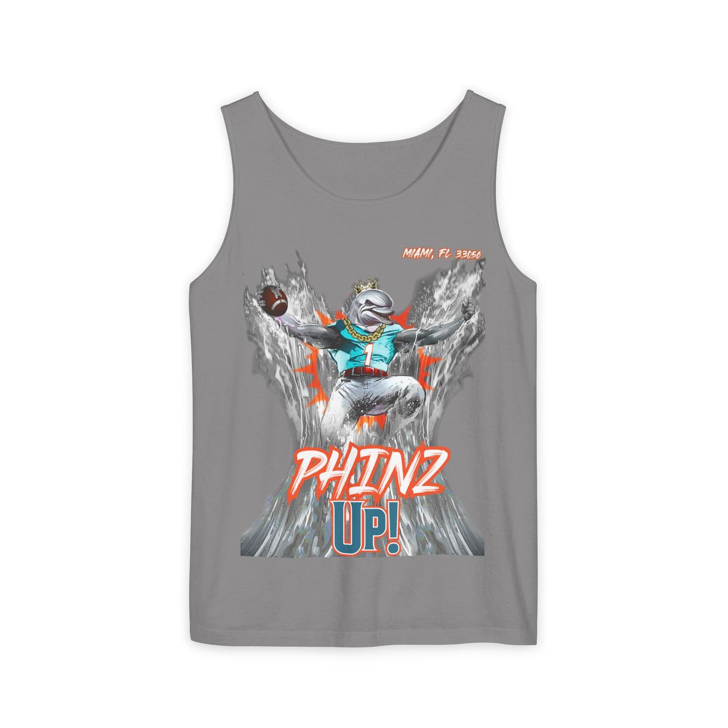 Phinz Up (V3) Unisex Garment-Dyed Tank Top