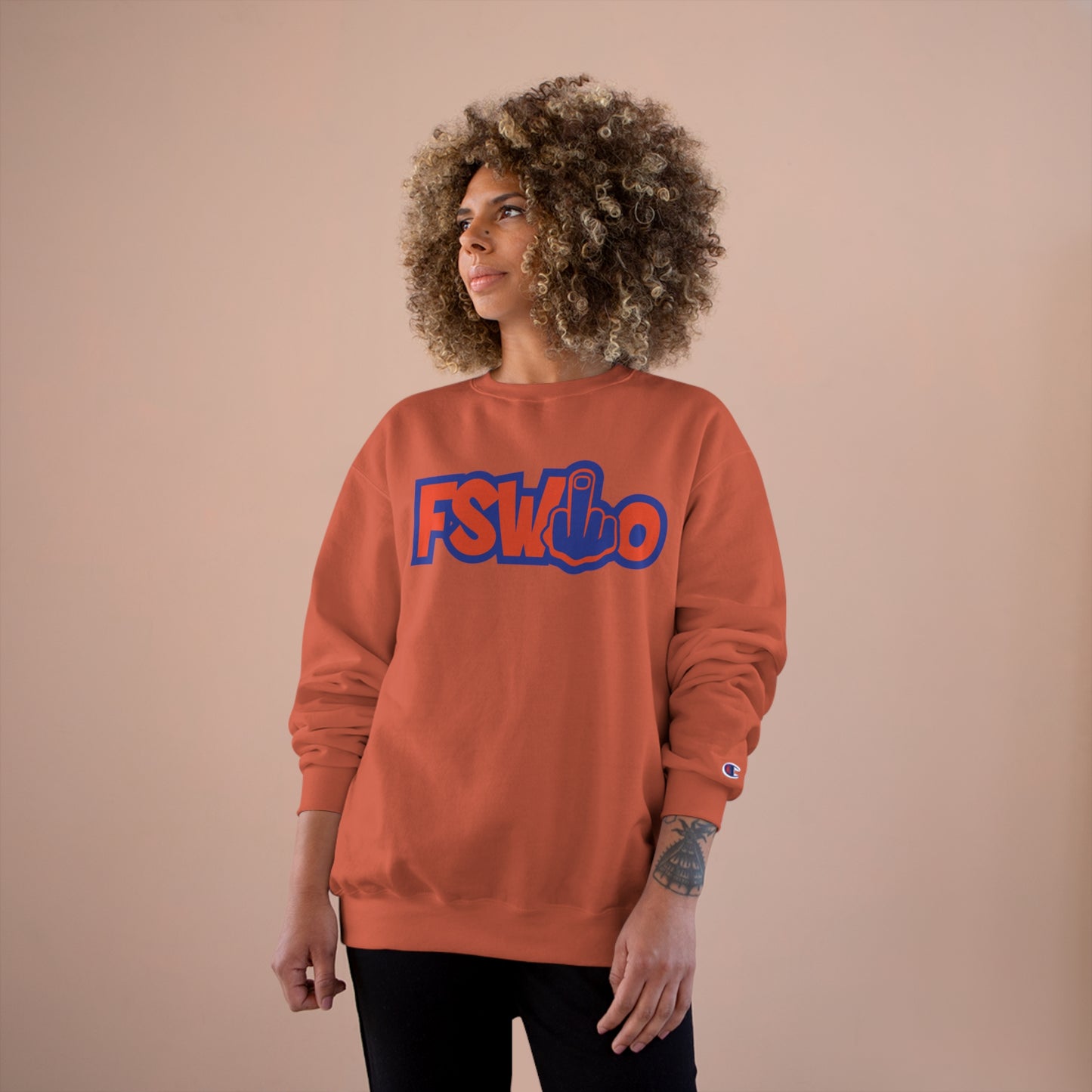 Champion Sweatshirt FSWho w/ Blue Finger