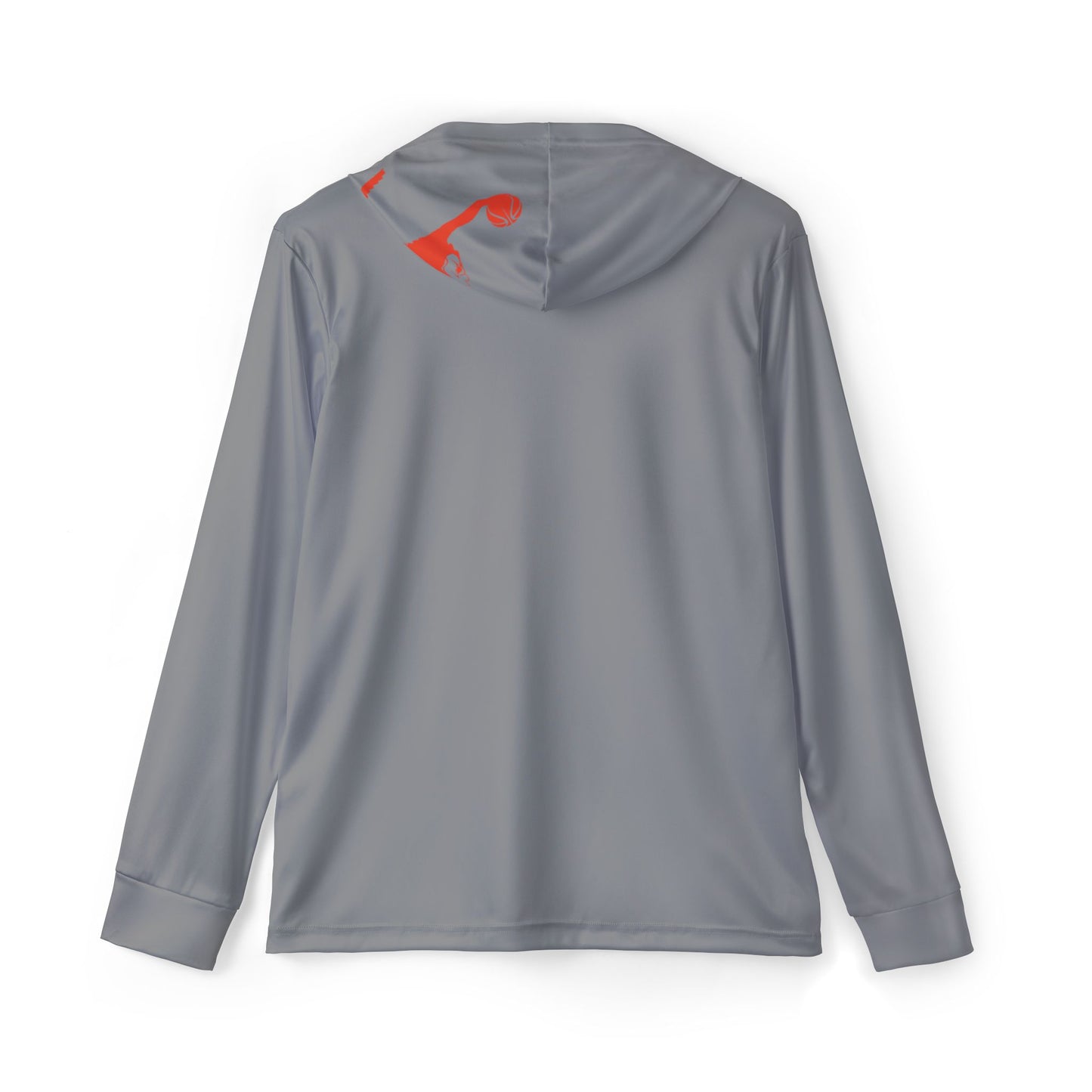 ChompMan Basketball (V2 / Gray) Men's Sports Warmup Hoodie (AOP)