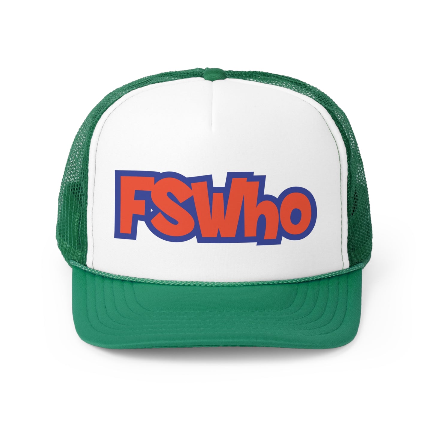 Trucker Caps FSWho Orange Lettering