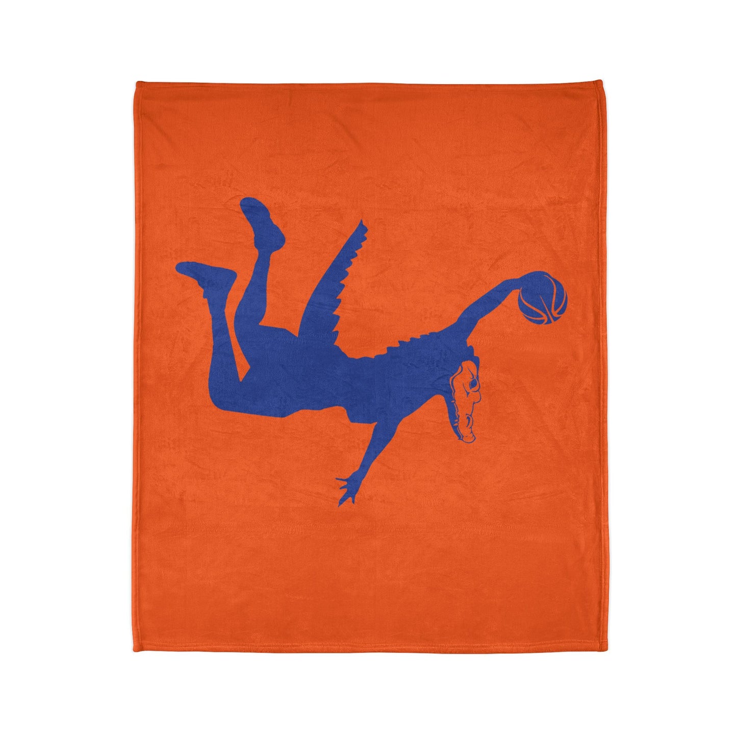 ChompMan Basketball (V5 / Orange) Soft Polyester Blanket