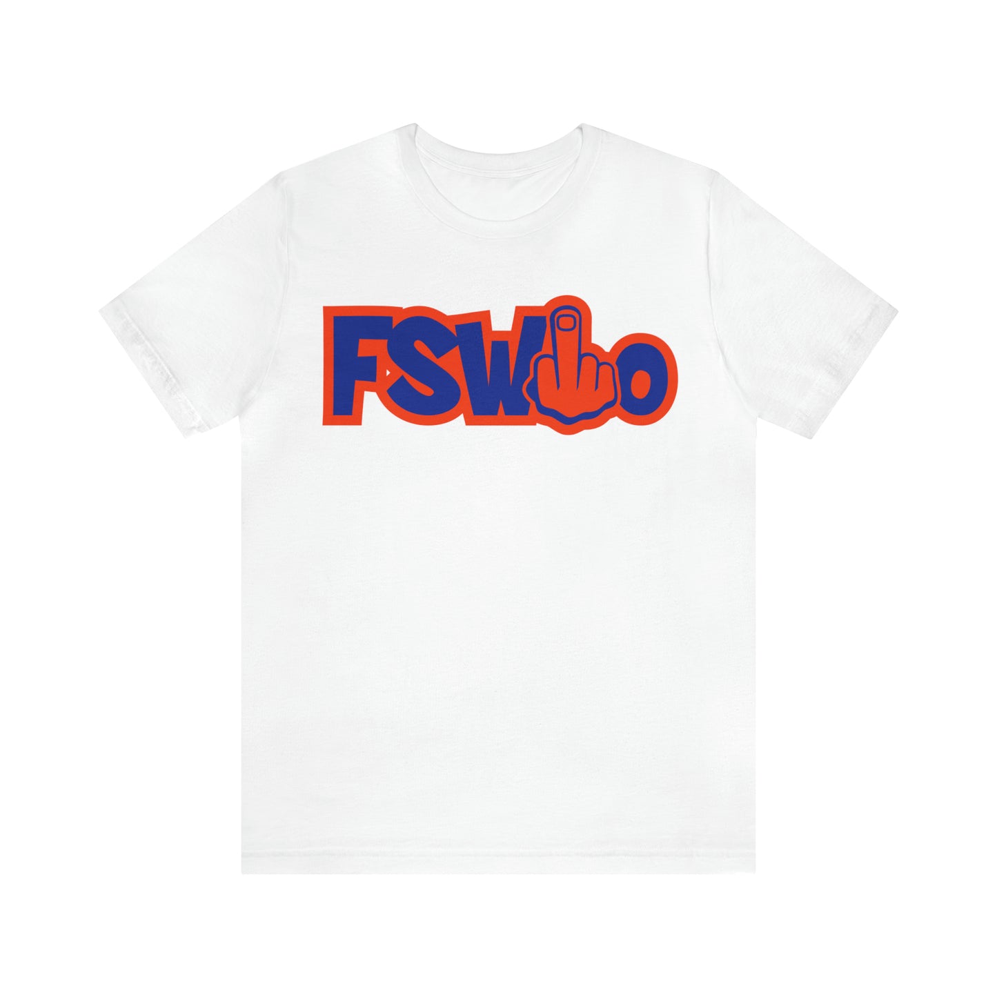 Unisex Jersey Short Sleeve Tee FSWho w/ Orange Finger