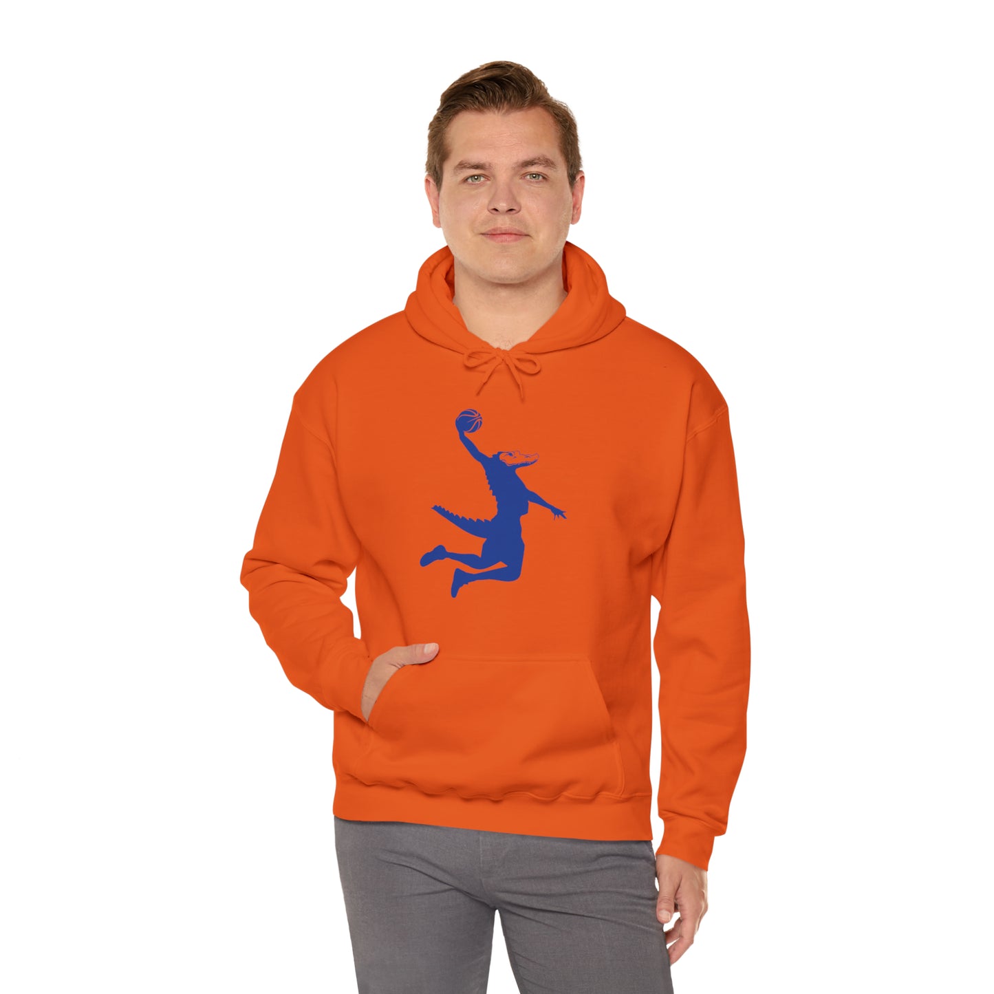Unisex Heavy Blend™ Hooded Sweatshirt ChompMan (Blue)