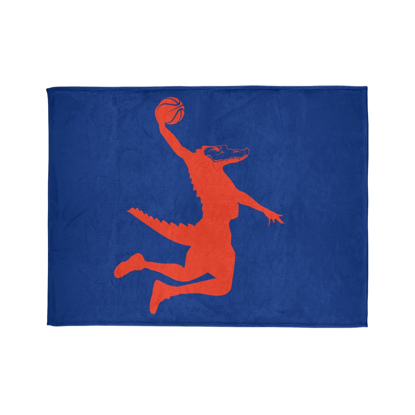 ChompMan Basketball (V6 / Blue) Soft Polyester Blanket
