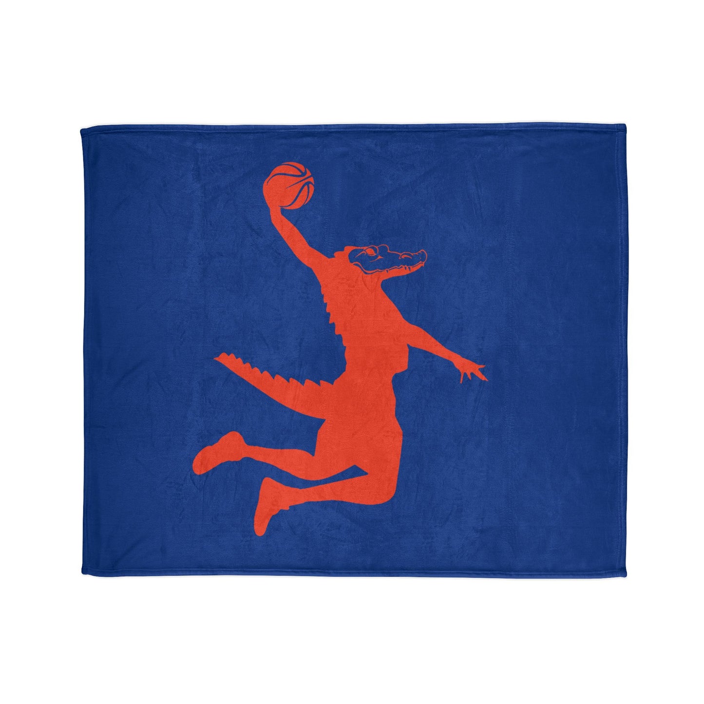 ChompMan Basketball (V6 / Blue) Soft Polyester Blanket