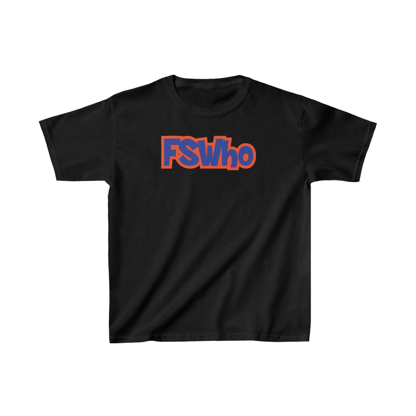 Kids Heavy Cotton™ Tee FSWho Blue Lettering