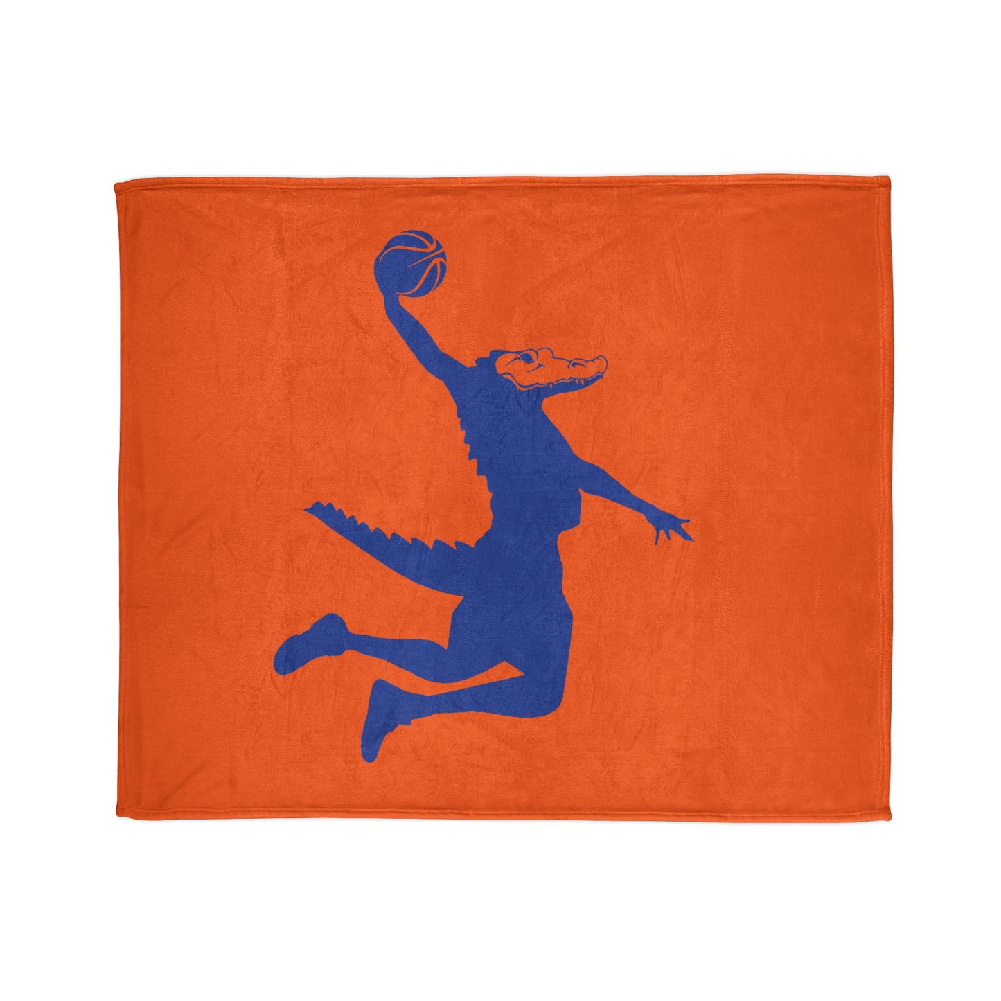 ChompMan Basketball (V5 / Orange) Soft Polyester Blanket