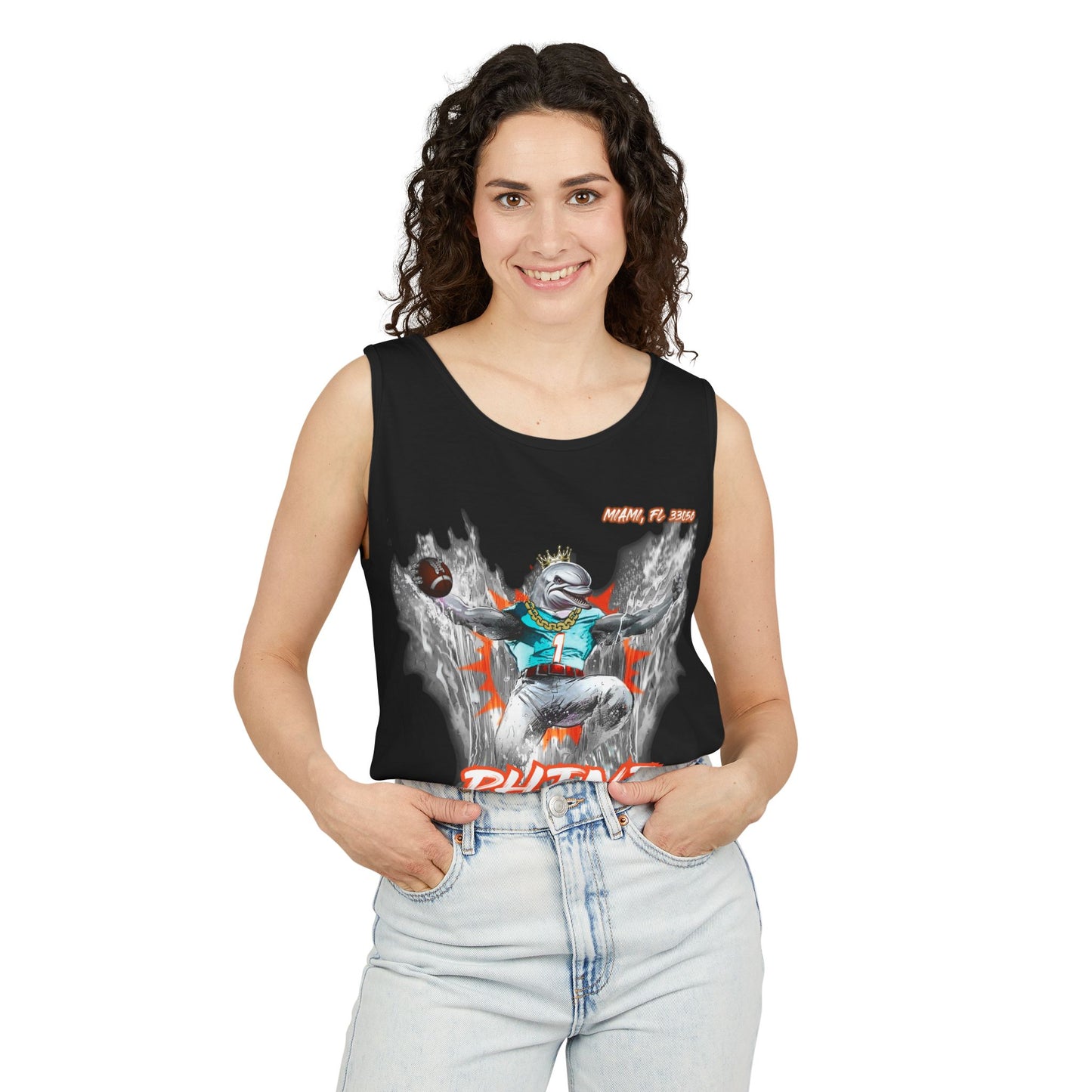 Phinz Up (V3) Unisex Garment-Dyed Tank Top