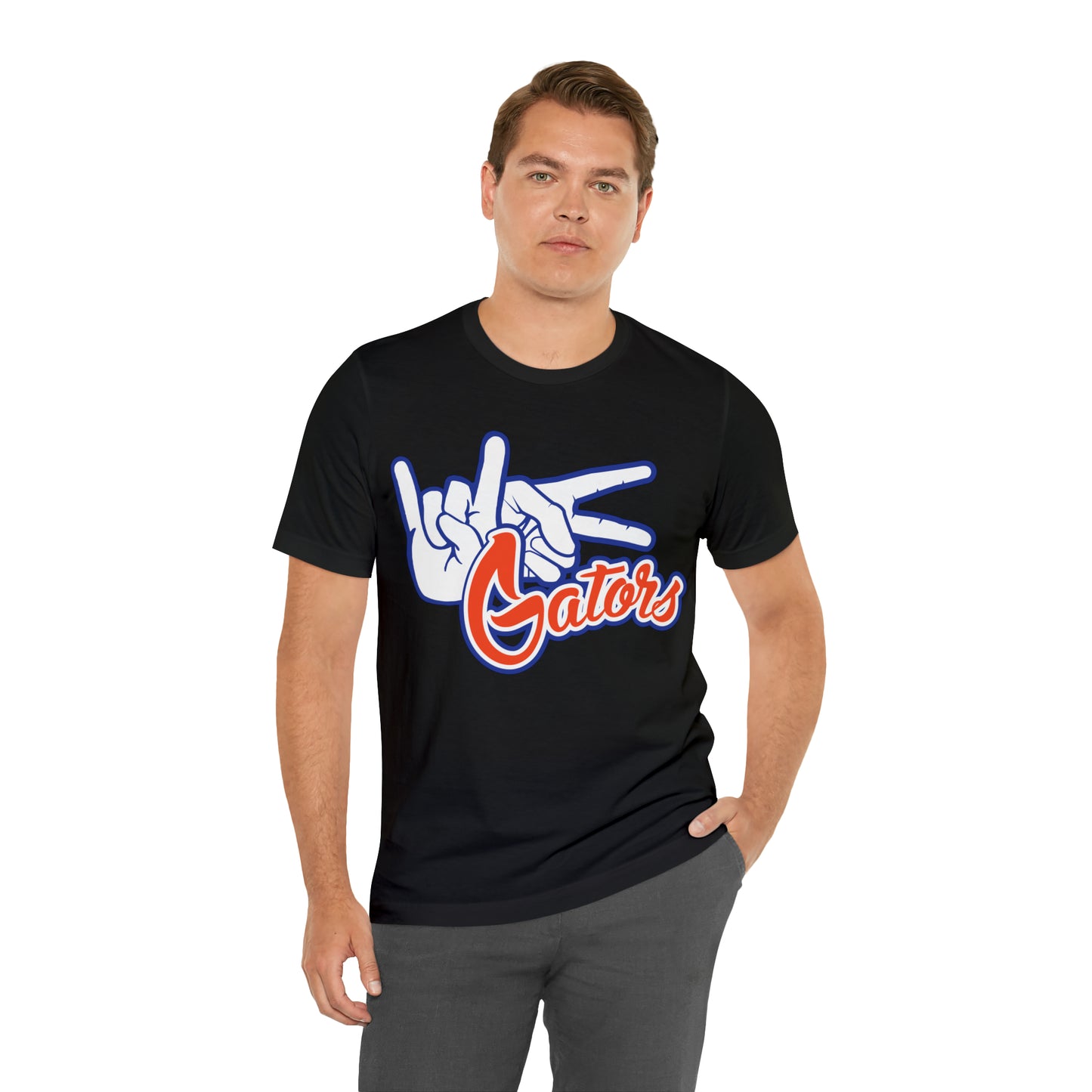 Unisex Jersey Short Sleeve Tee UF (Rock On) Gators Hands_V1