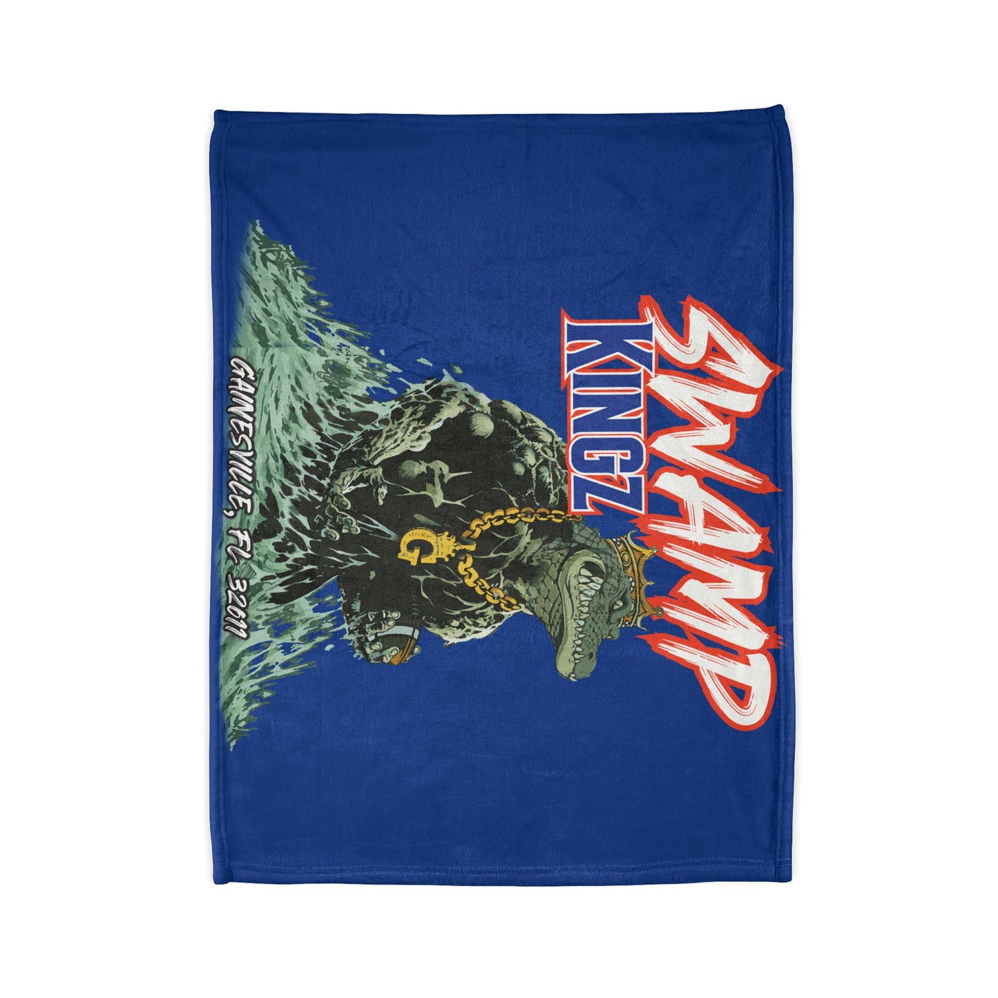 Swamp Kingz (V1) Soft Polyester Blanket