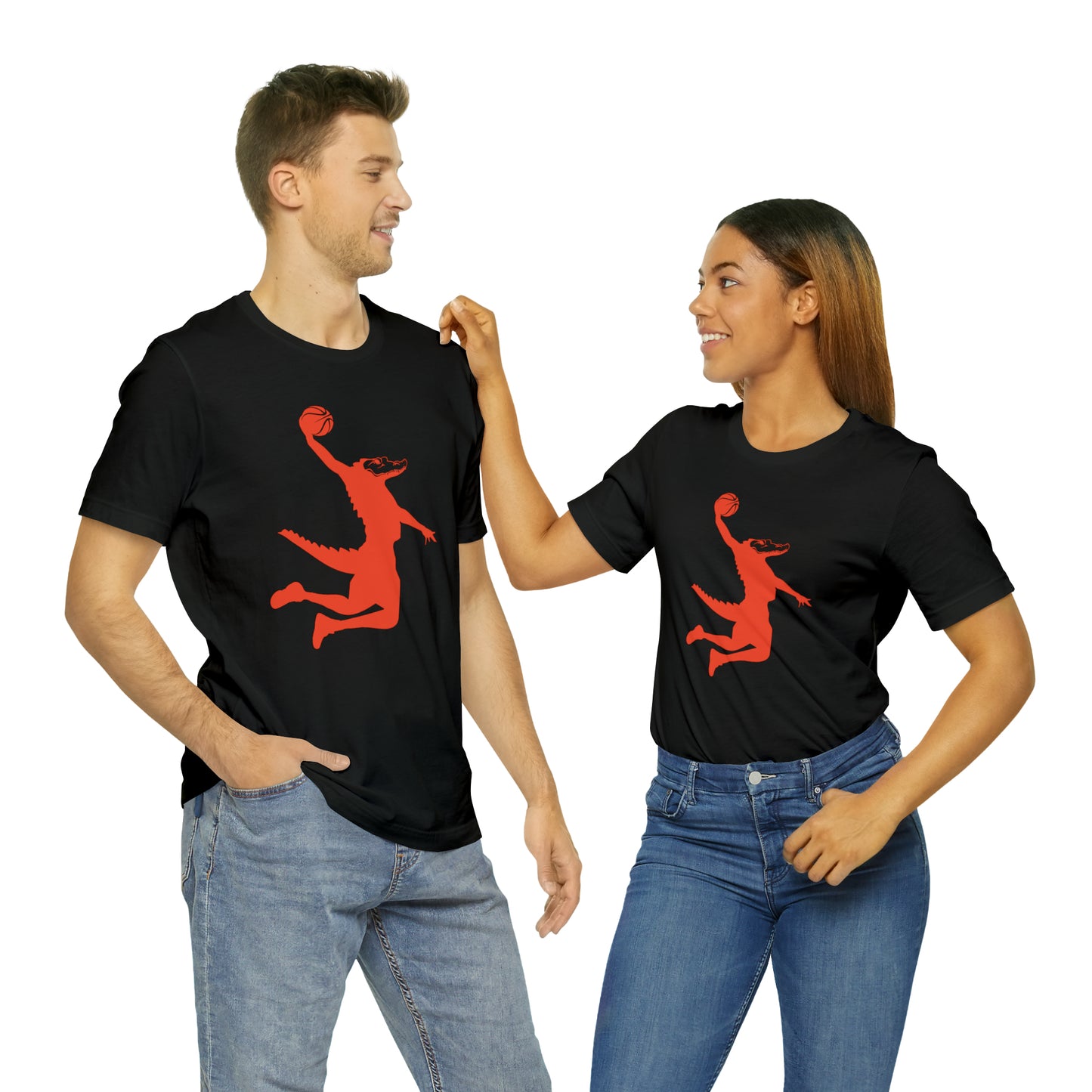Unisex Jersey Short Sleeve Tee ChompMan (Orange)