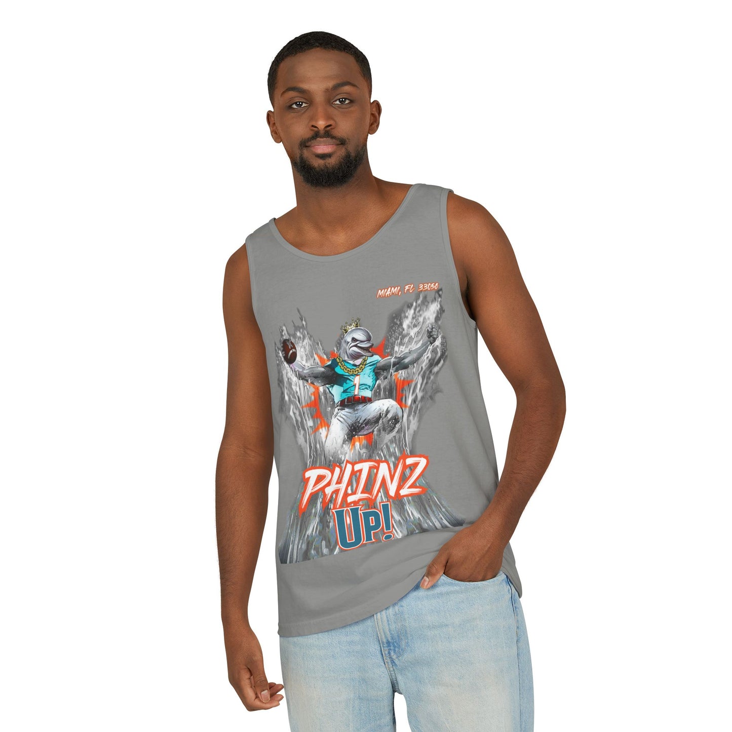 Phinz Up (V3) Unisex Garment-Dyed Tank Top