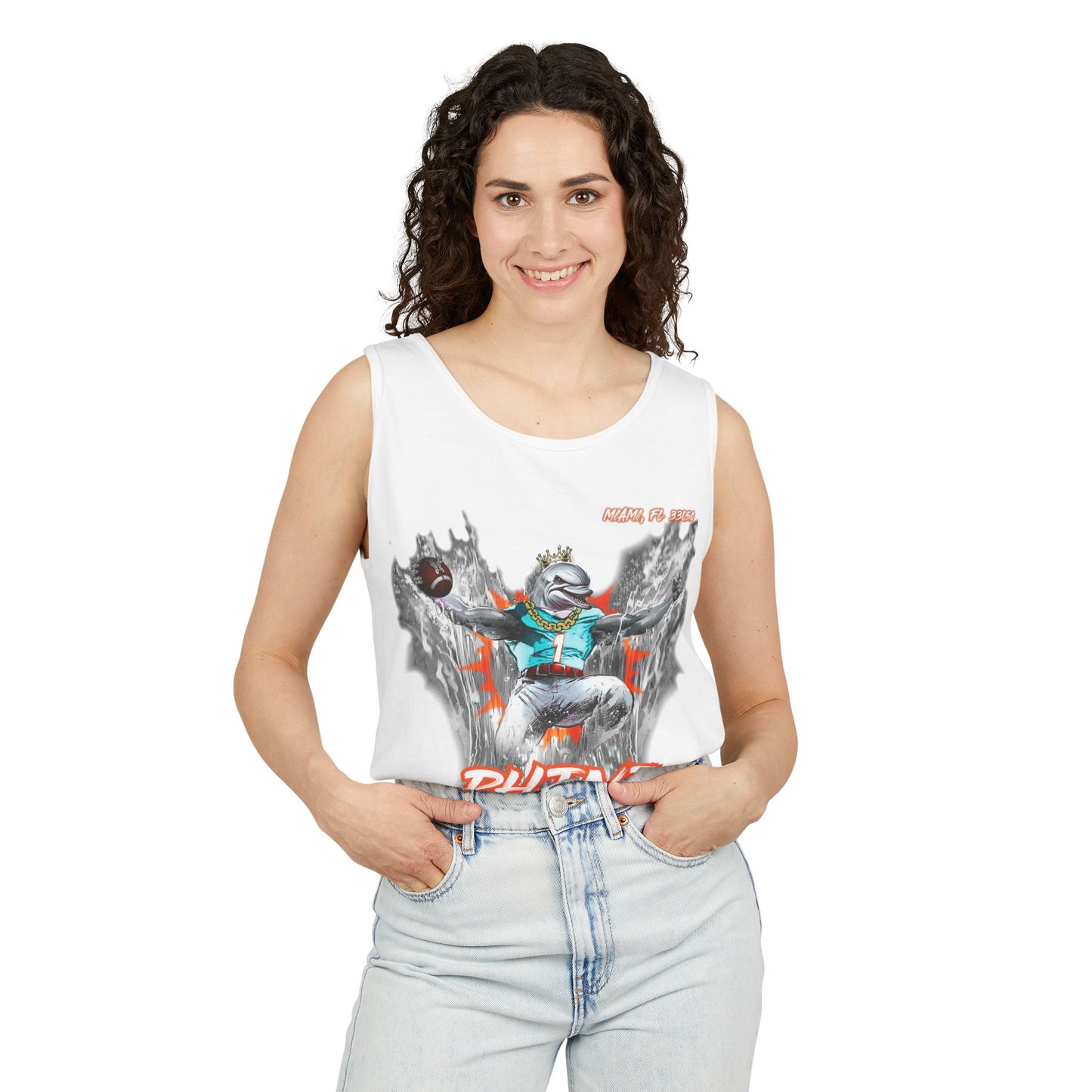 Phinz Up (V3) Unisex Garment-Dyed Tank Top