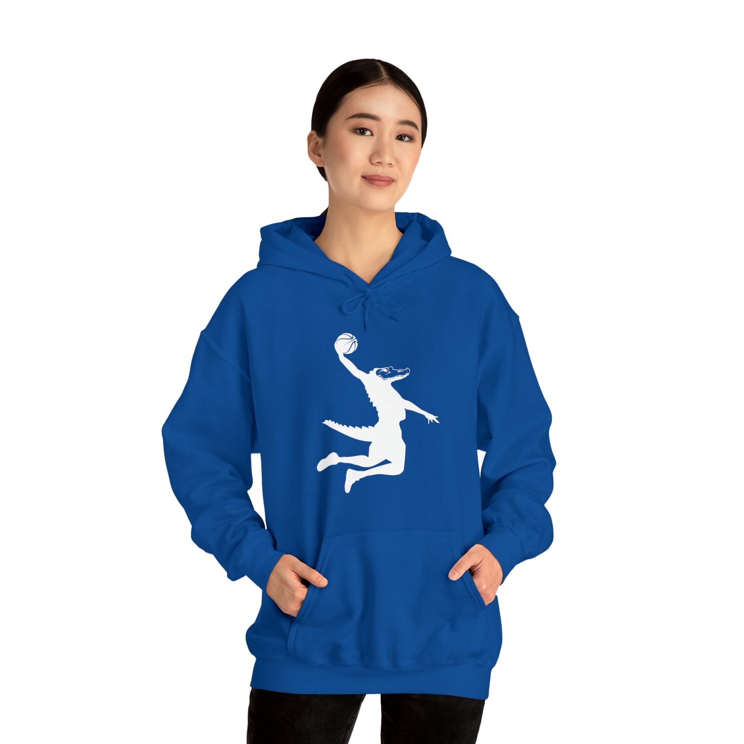 Unisex Heavy Blend™ Hooded Sweatshirt ChompMan (White)