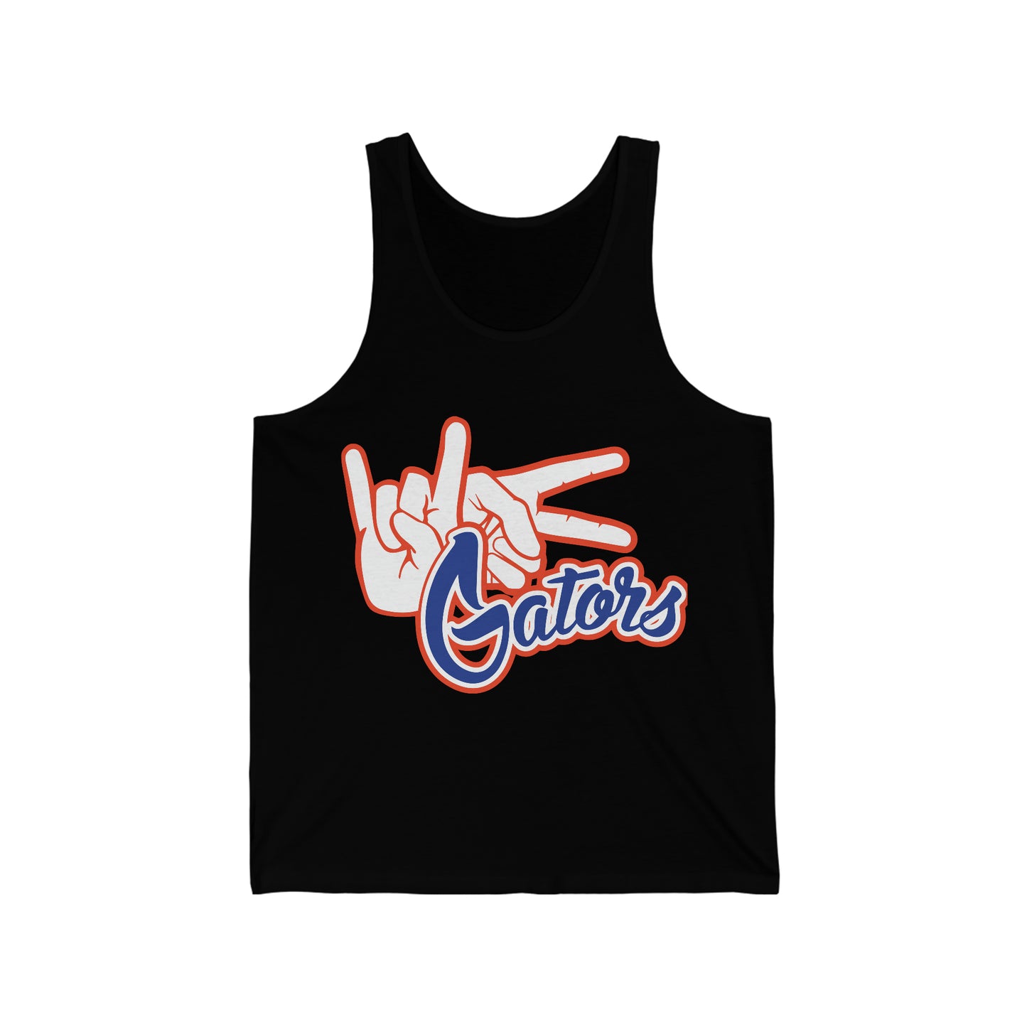 Unisex Jersey Tank UF (Rock On) Gators Hands_V4