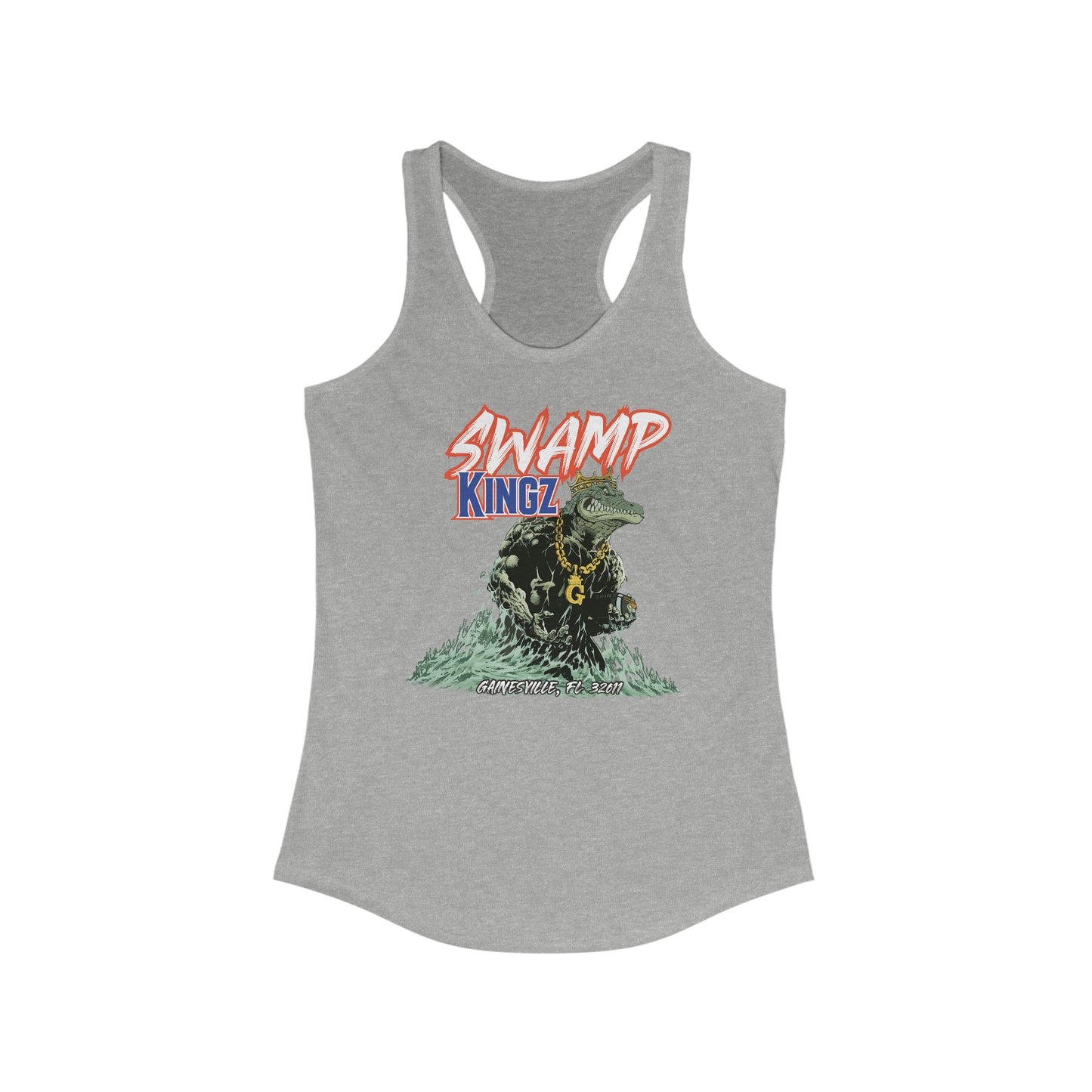 Swamp Kingz (V1) Women's Ideal Racerback Tank