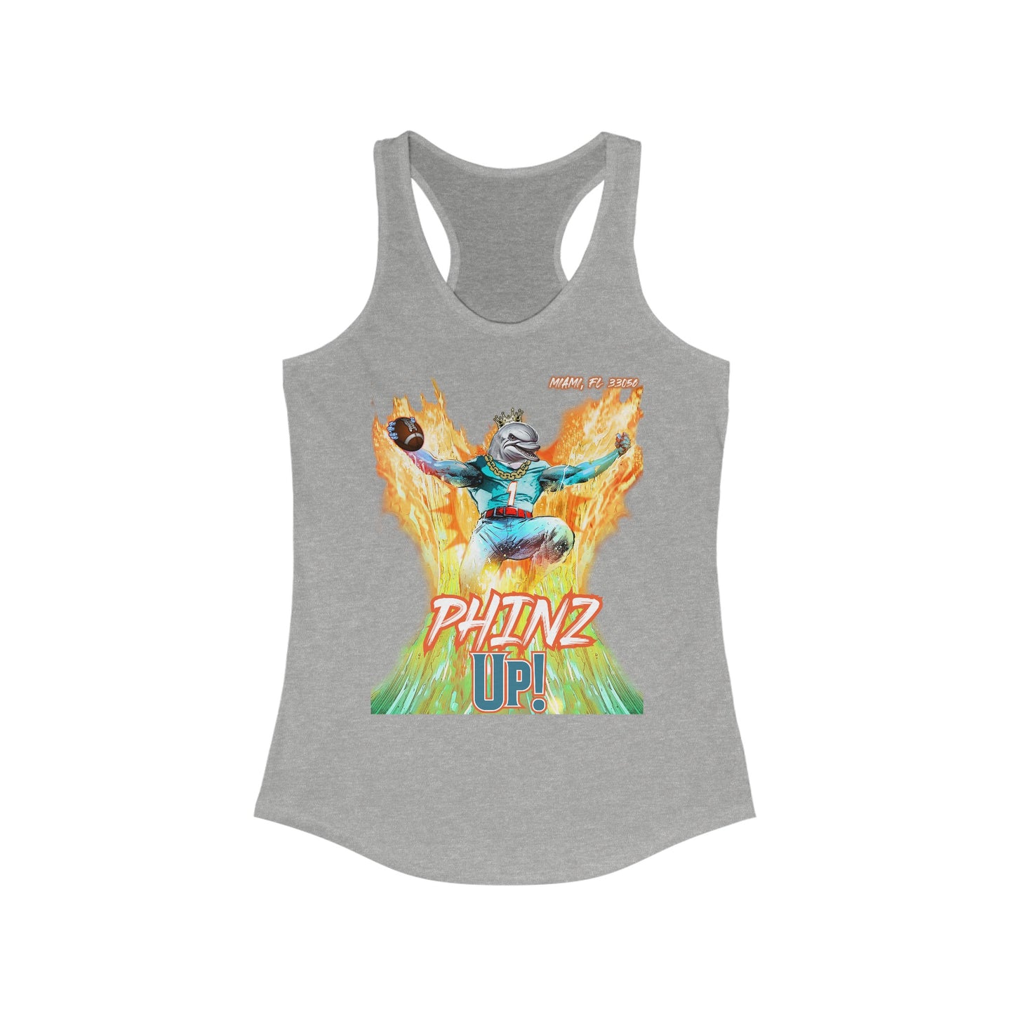 Phinz Up (V2) Women's Ideal Racerback Tank