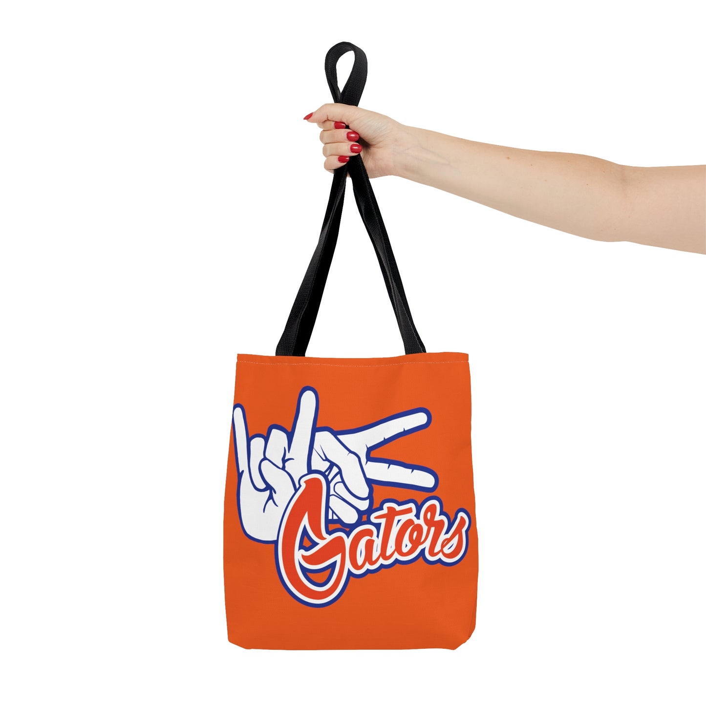 Tote Bag (AOP) UF (Rock On) Gators Hands_V1