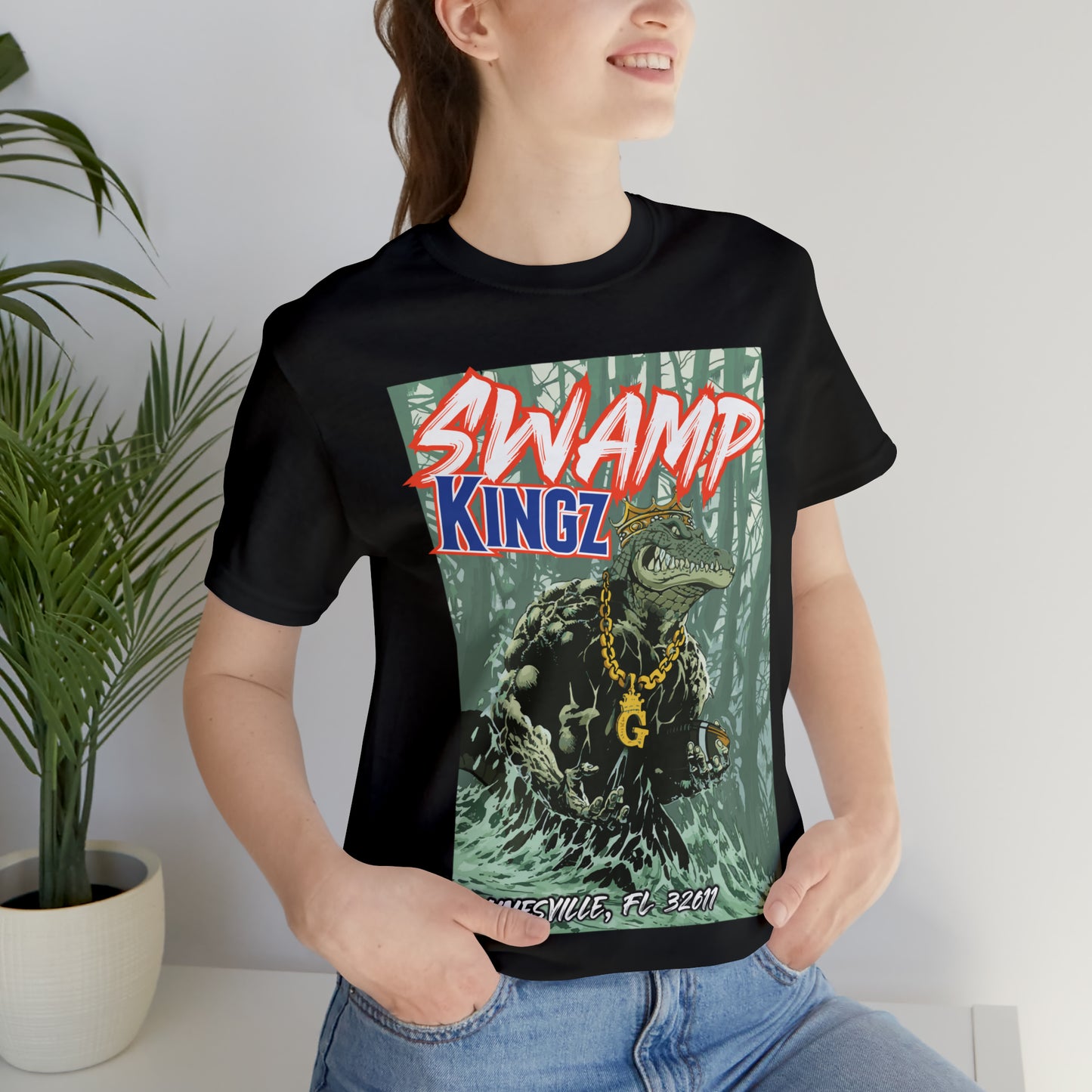 Swamp Kingz (V2) Unisex Jersey Short Sleeve Tee