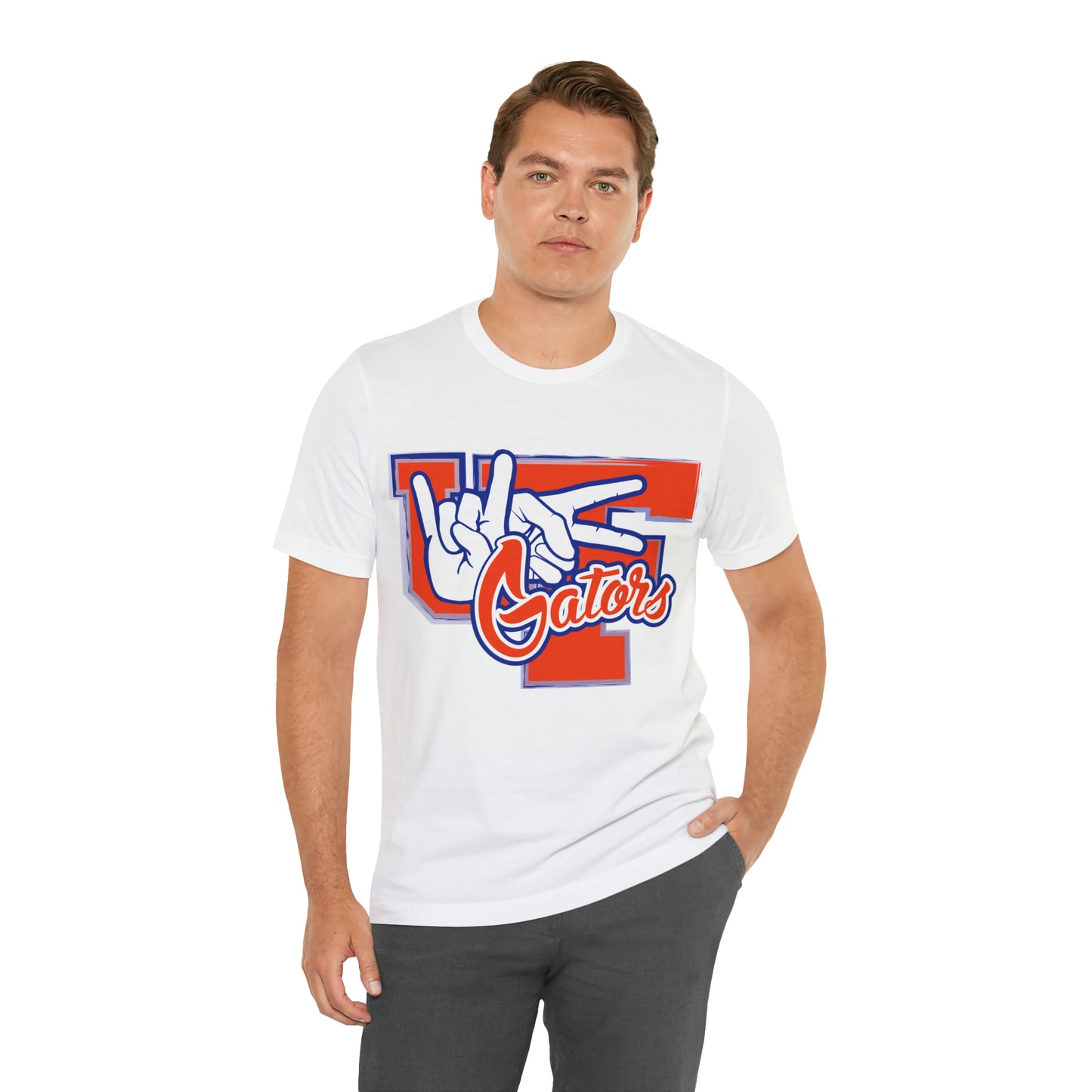 Unisex Jersey Short Sleeve Tee UF (Rock On) Gators Hands_V2