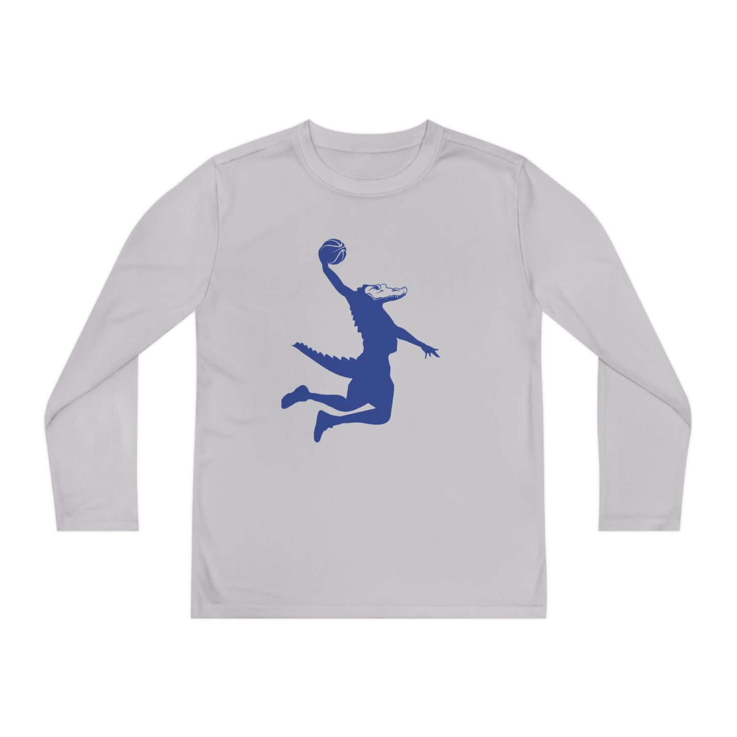 ChompMan Basketball (V5 / Orange) Youth Long Sleeve Competitor Tee